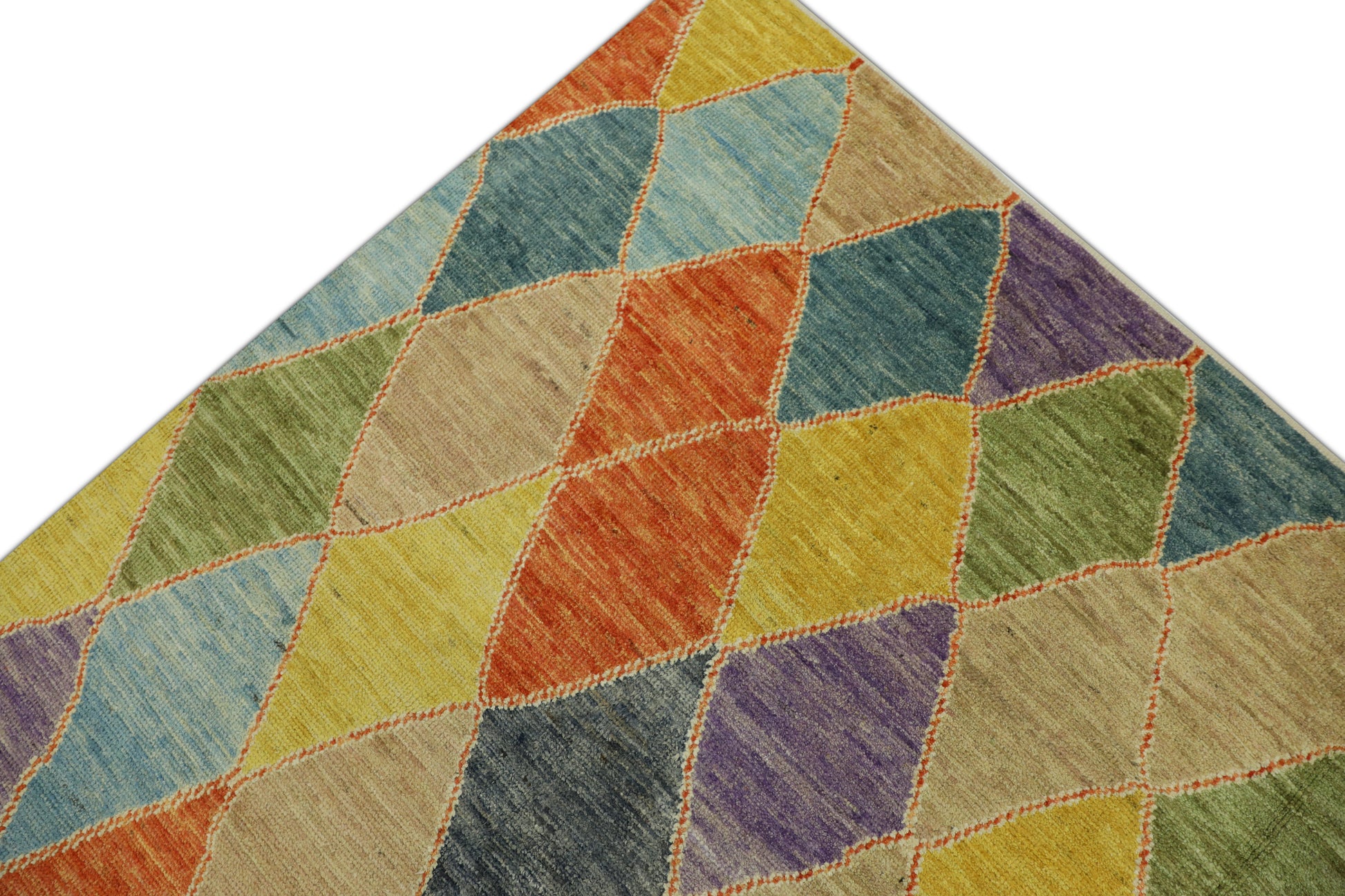 Turkish Tulu Rug Hand Knotted 8'2" x 9'11" #M-1028