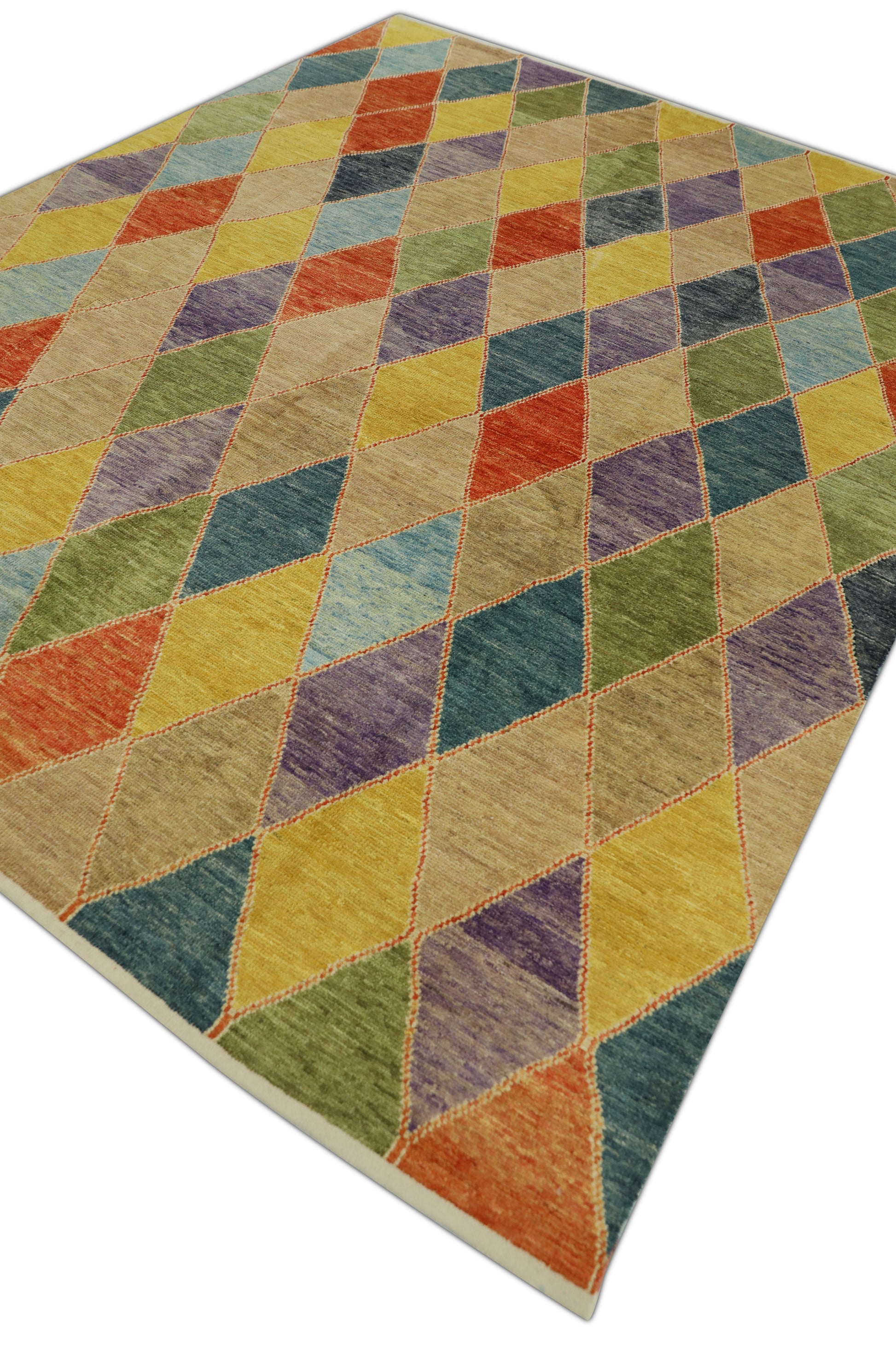Turkish Tulu Rug Hand Knotted 8'2" x 10'4" #M-1027