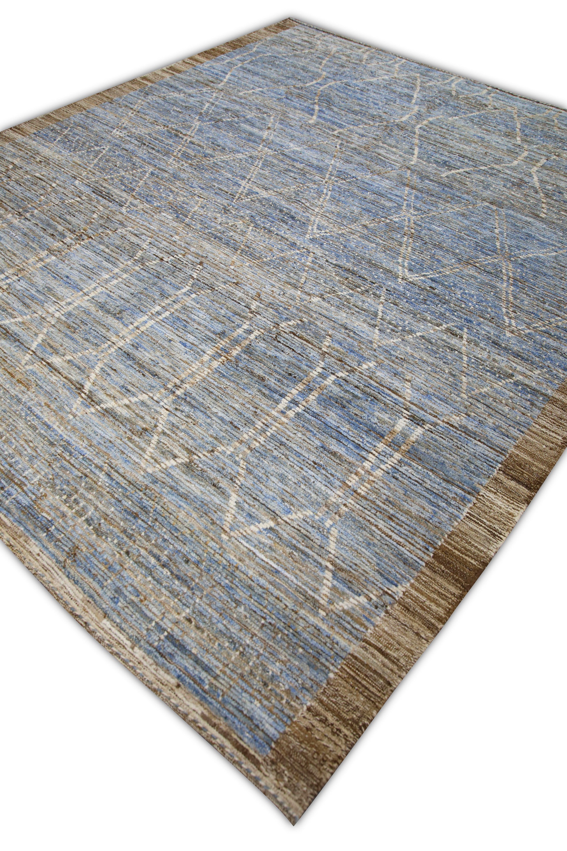 Turkish Tulu Rug Hand Knotted 8'6" x 9'11" #6017