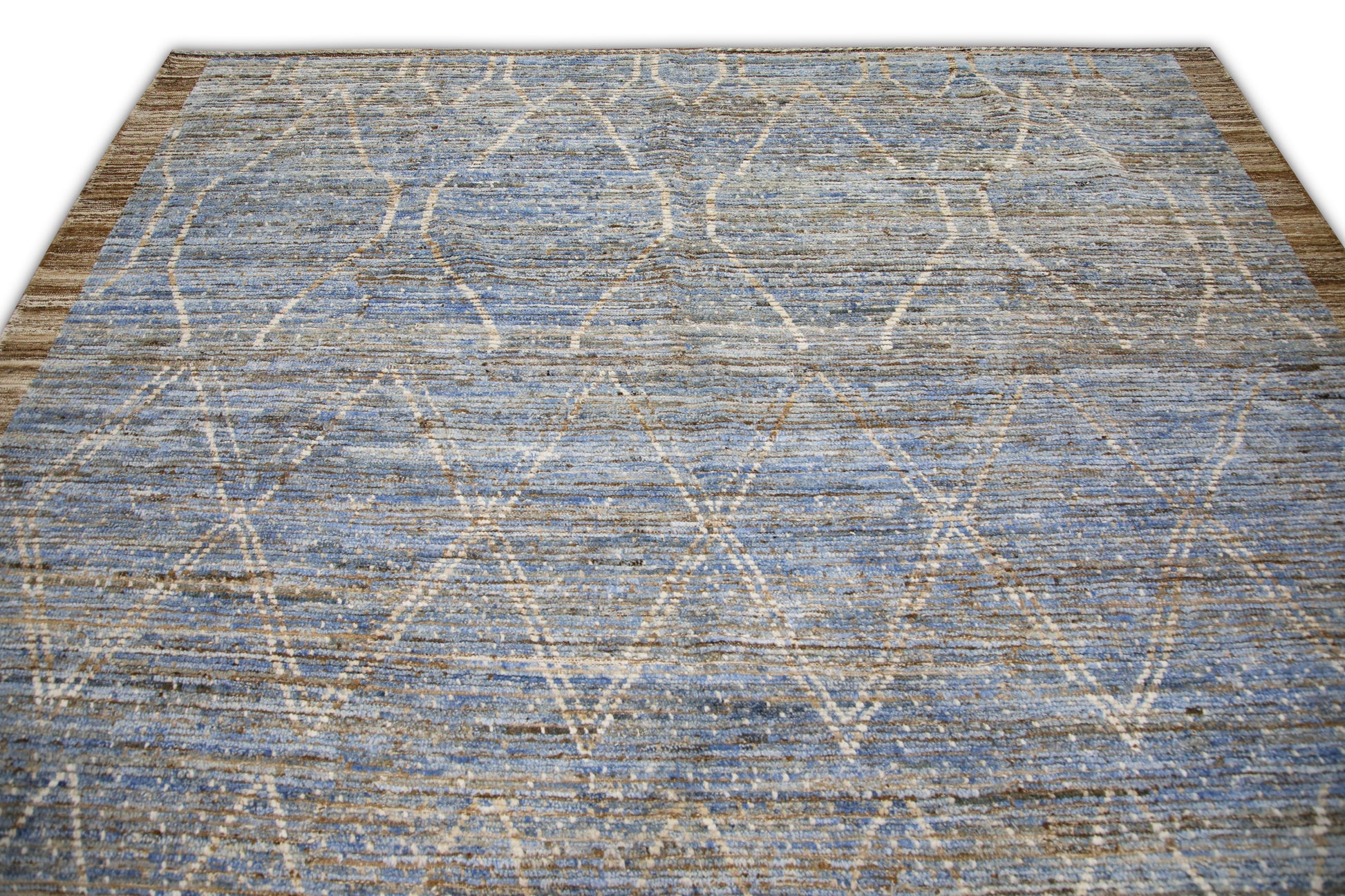 Turkish Tulu Rug Hand Knotted 8'6" x 9'11" #6017