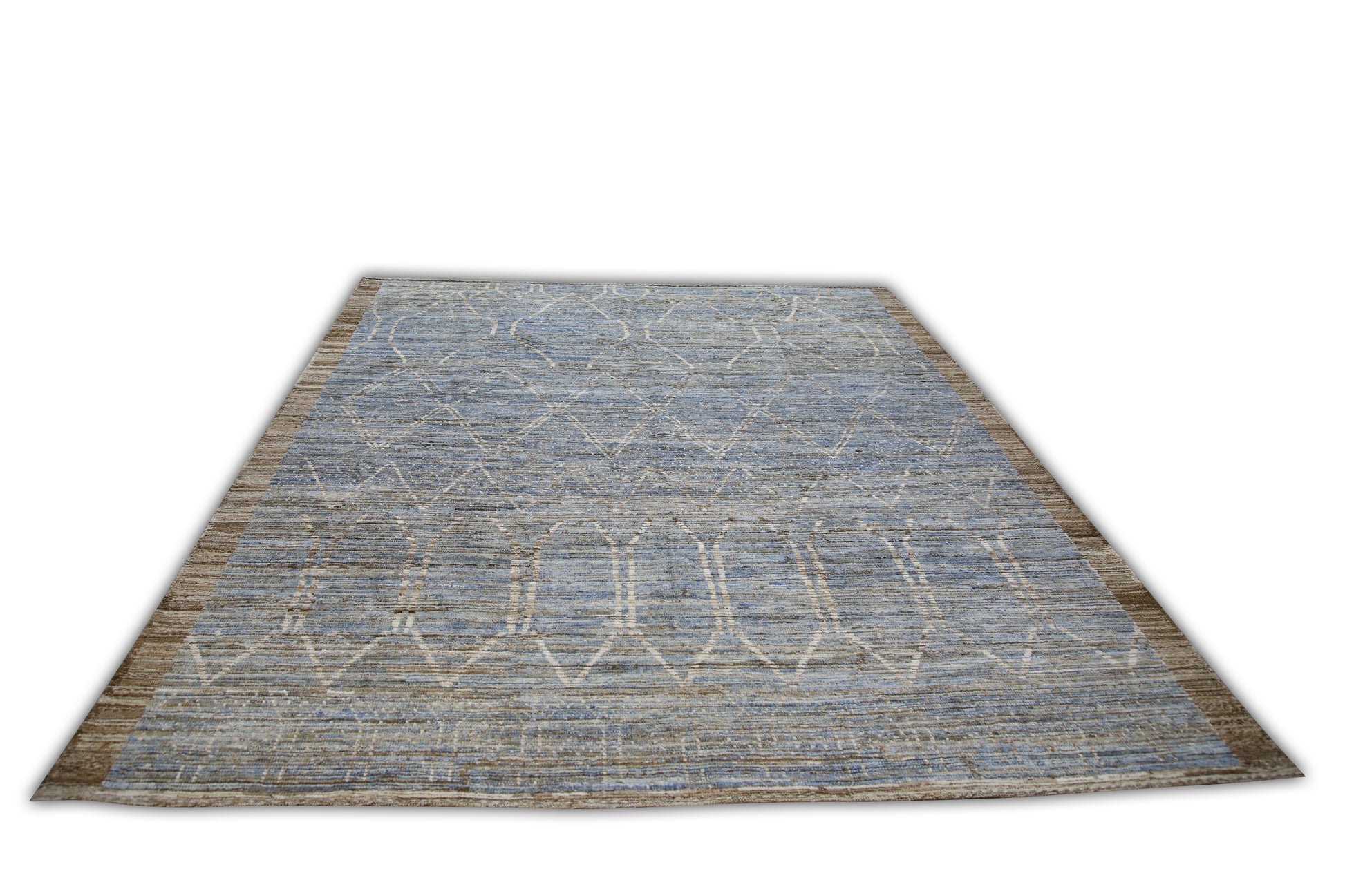 Turkish Tulu Rug Hand Knotted 8'6" x 9'11" #6017