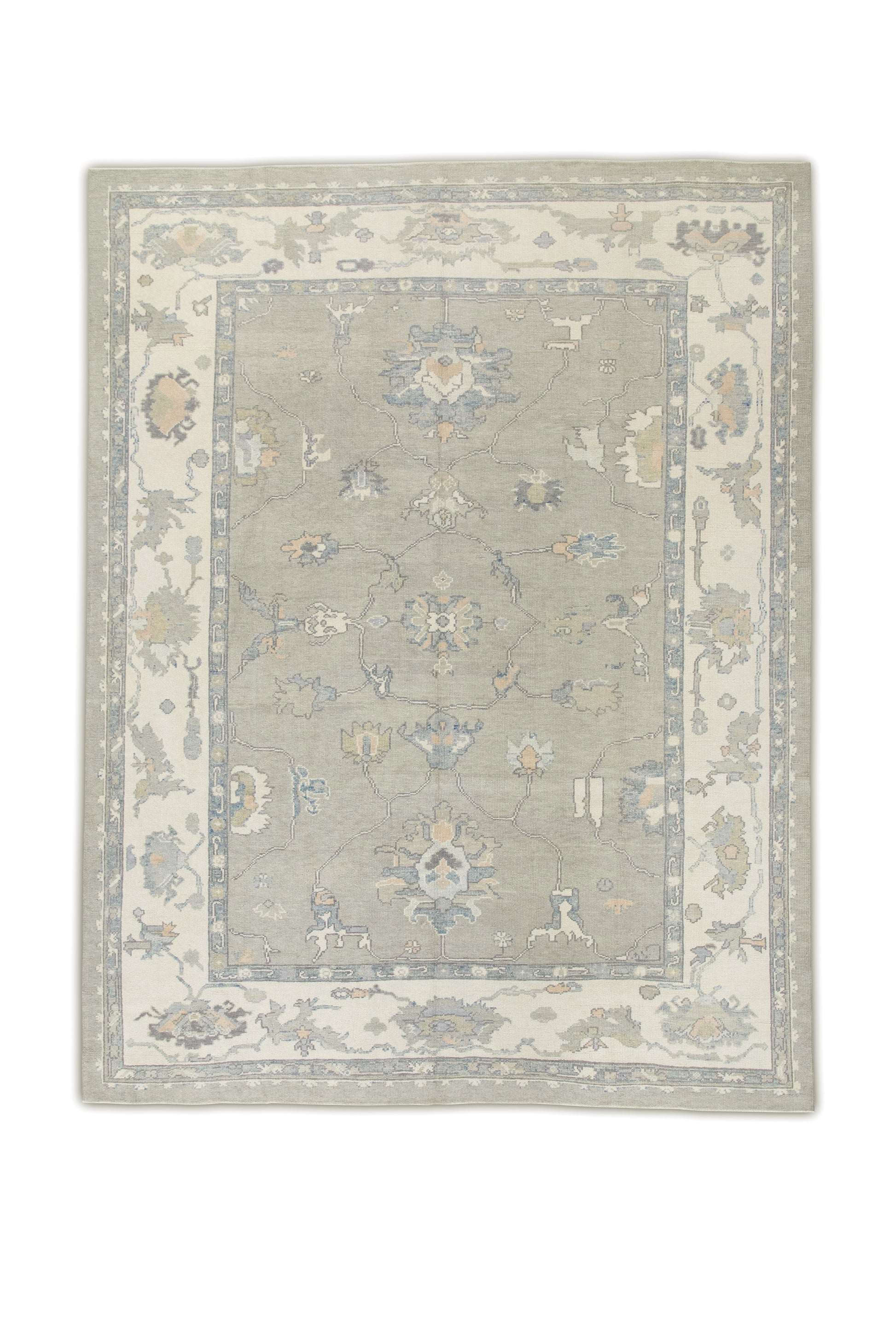 Turkish Oushak Rug 8'9" x 11'10" #7205