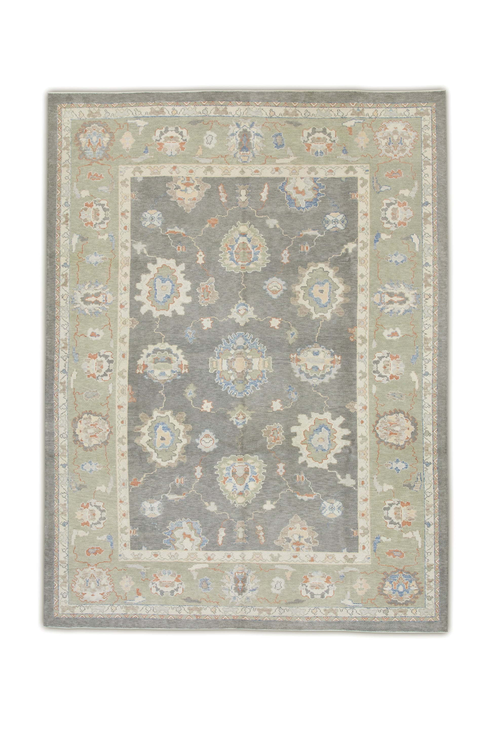 Turkish Oushak Rug 8'9" x 11'8" #7475