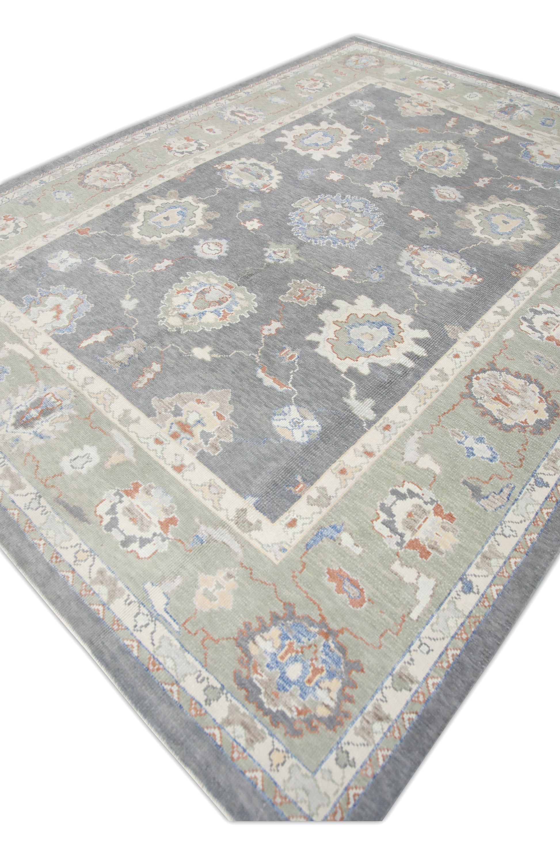 Turkish Oushak Rug 8'9" x 11'8" #7475