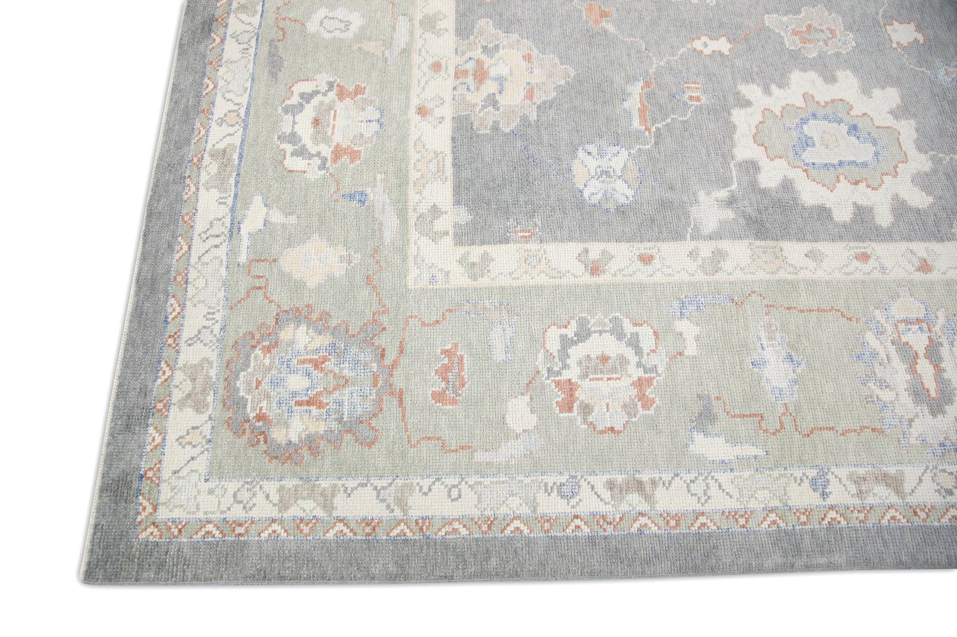 Turkish Oushak Rug 8'9" x 11'8" #7475