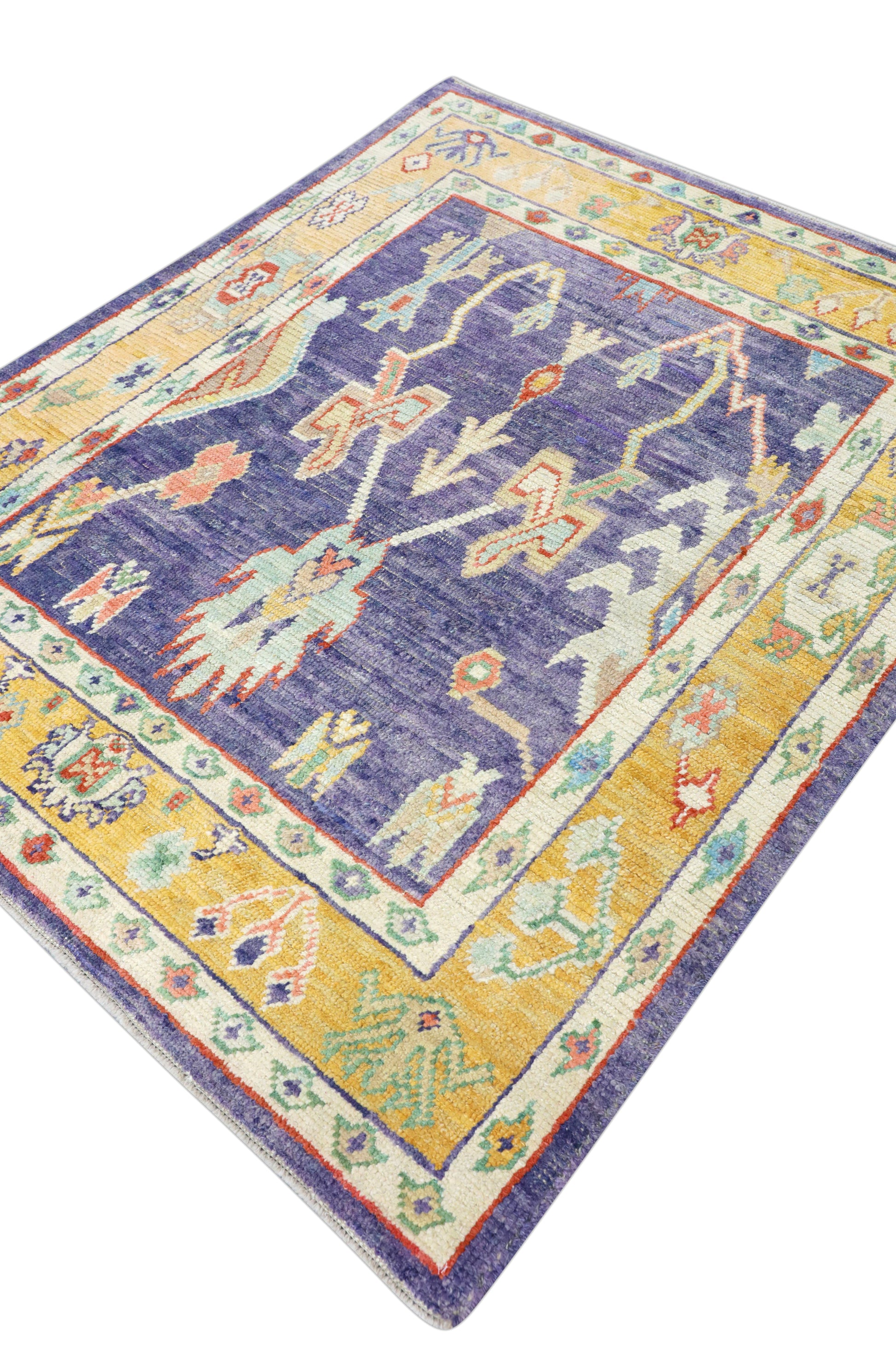 Turkish Oushak Rug 5'4" x 6'5" #4578