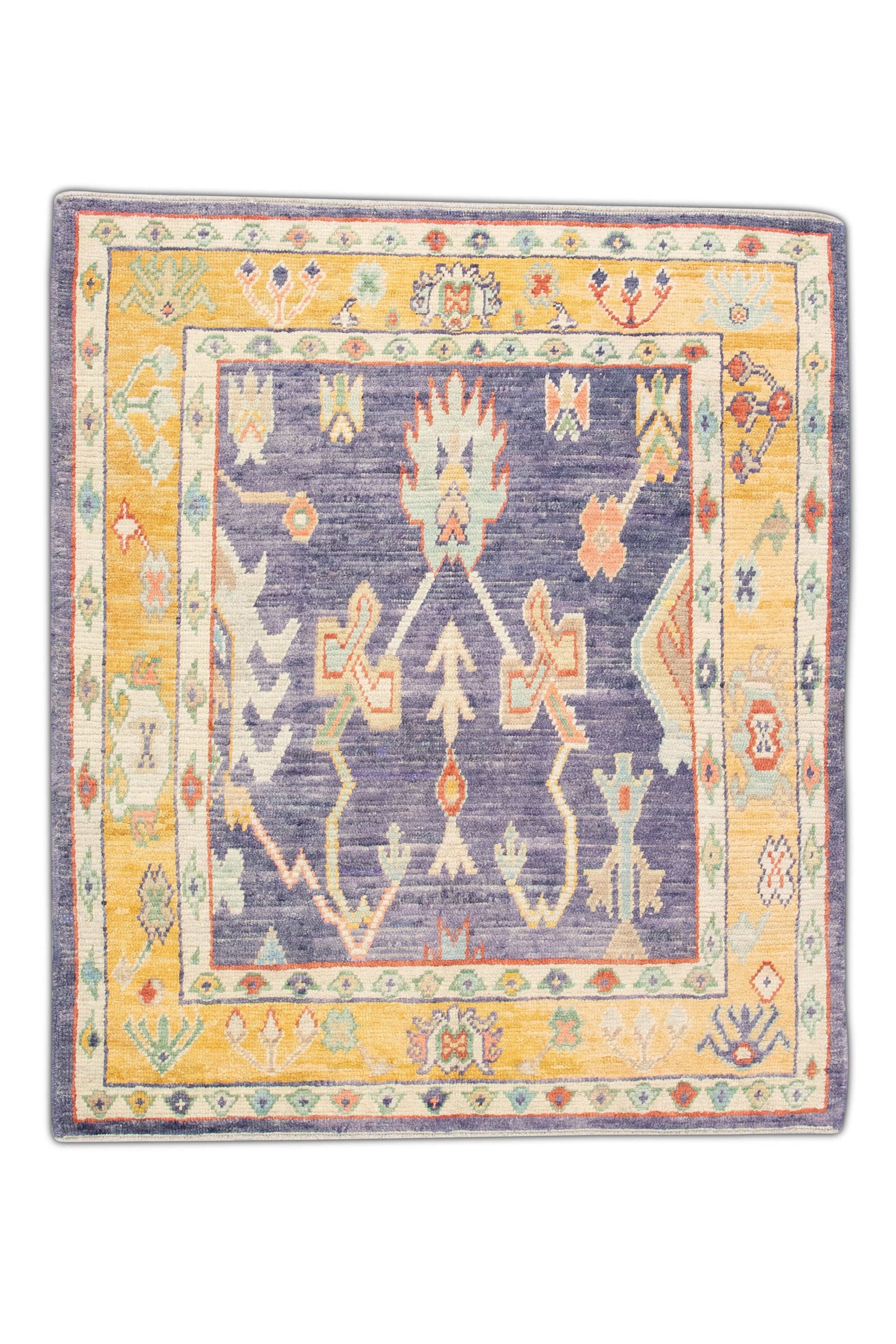 Turkish Oushak Rug 5'4" x 6'5" #4578