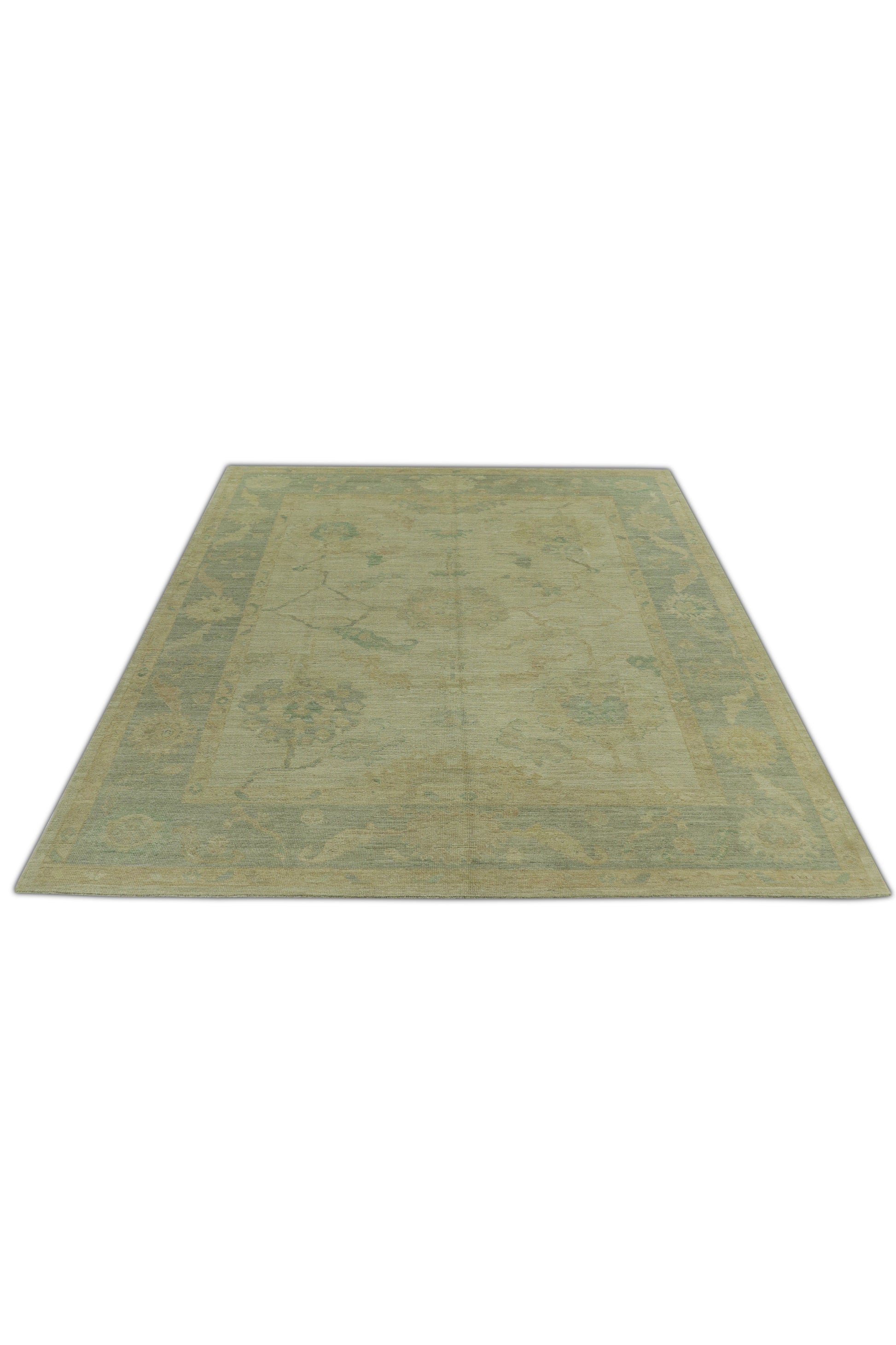 Turkish Oushak Rug 8'4" x 10'6" #1424