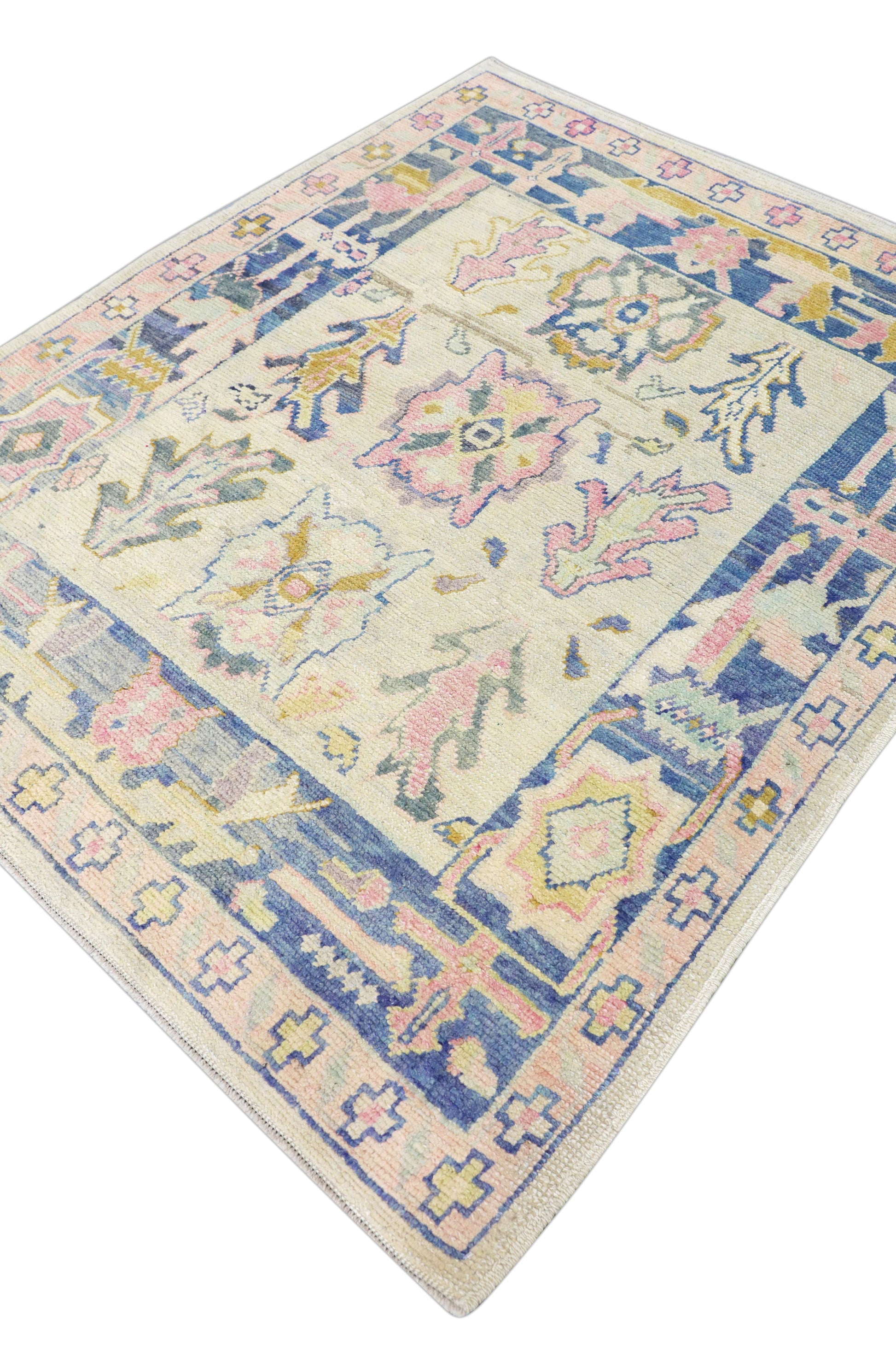 Turkish Oushak Rug 5'7" x 6'7" #4577