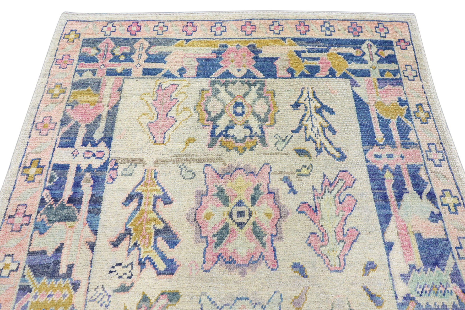 Turkish Oushak Rug 5'7" x 6'7" #4577