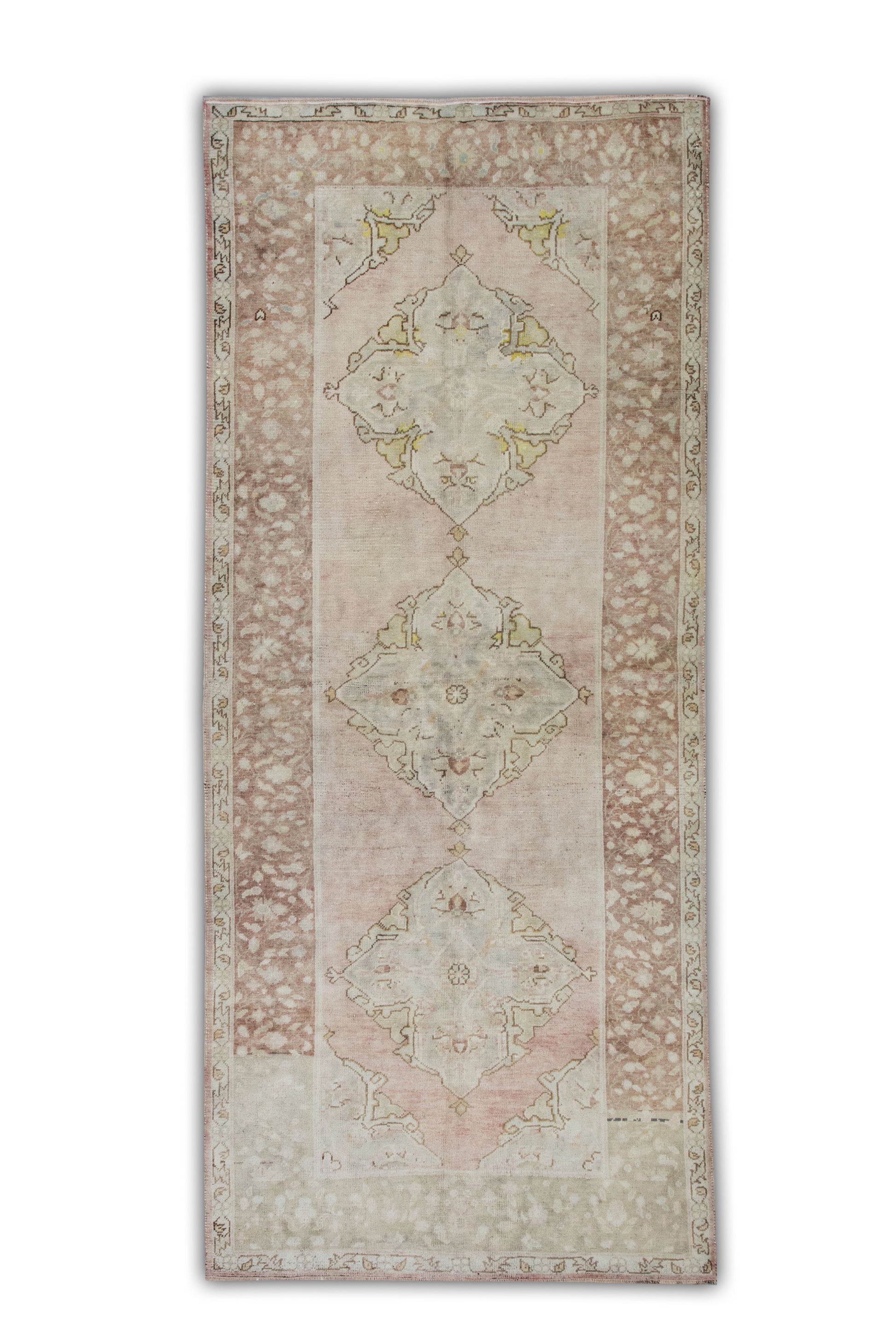 Turkish Vintage Anatolian Rug  4'10" x 11' #247