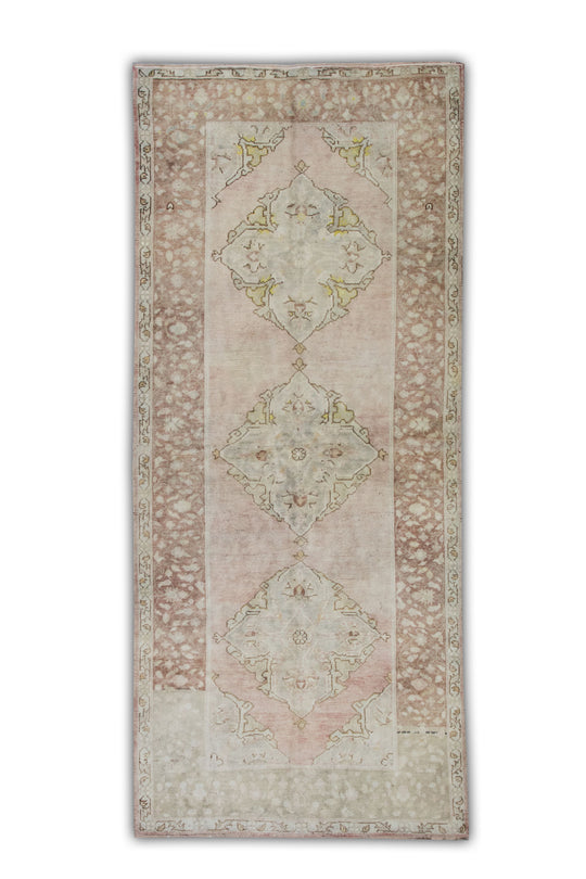 #247 Turkish Vintage Anatolian Rug  4'10" x 11'