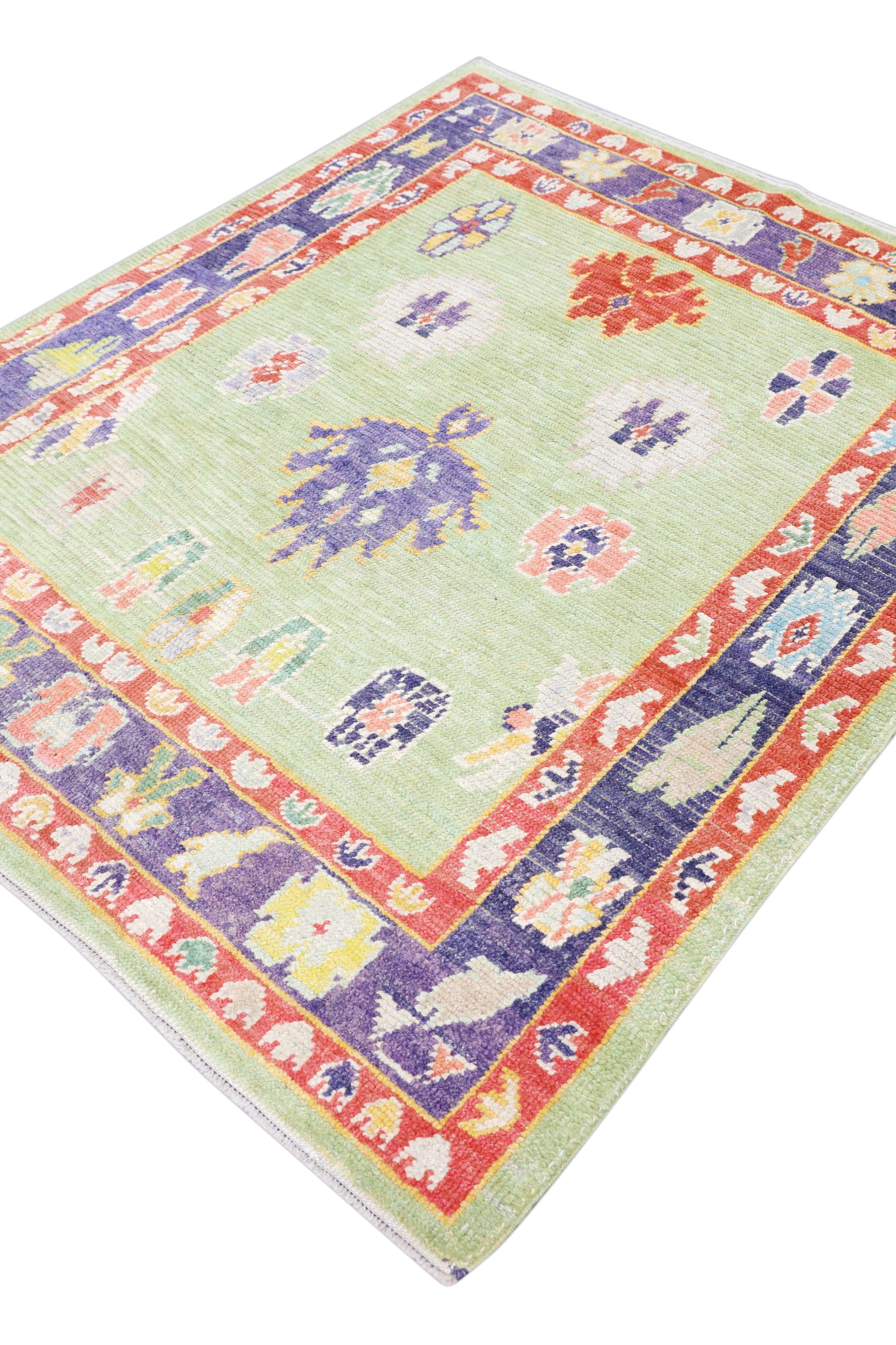 Turkish Oushak Rug 5'5" x 6'6" #4575