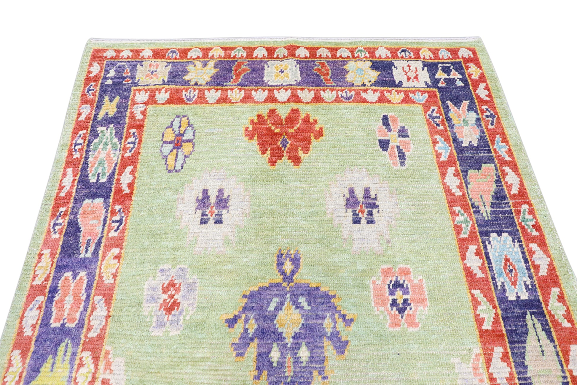 Turkish Oushak Rug 5'5" x 6'6" #4575