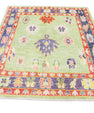 Turkish Oushak Rug 5'5" x 6'6" #4575