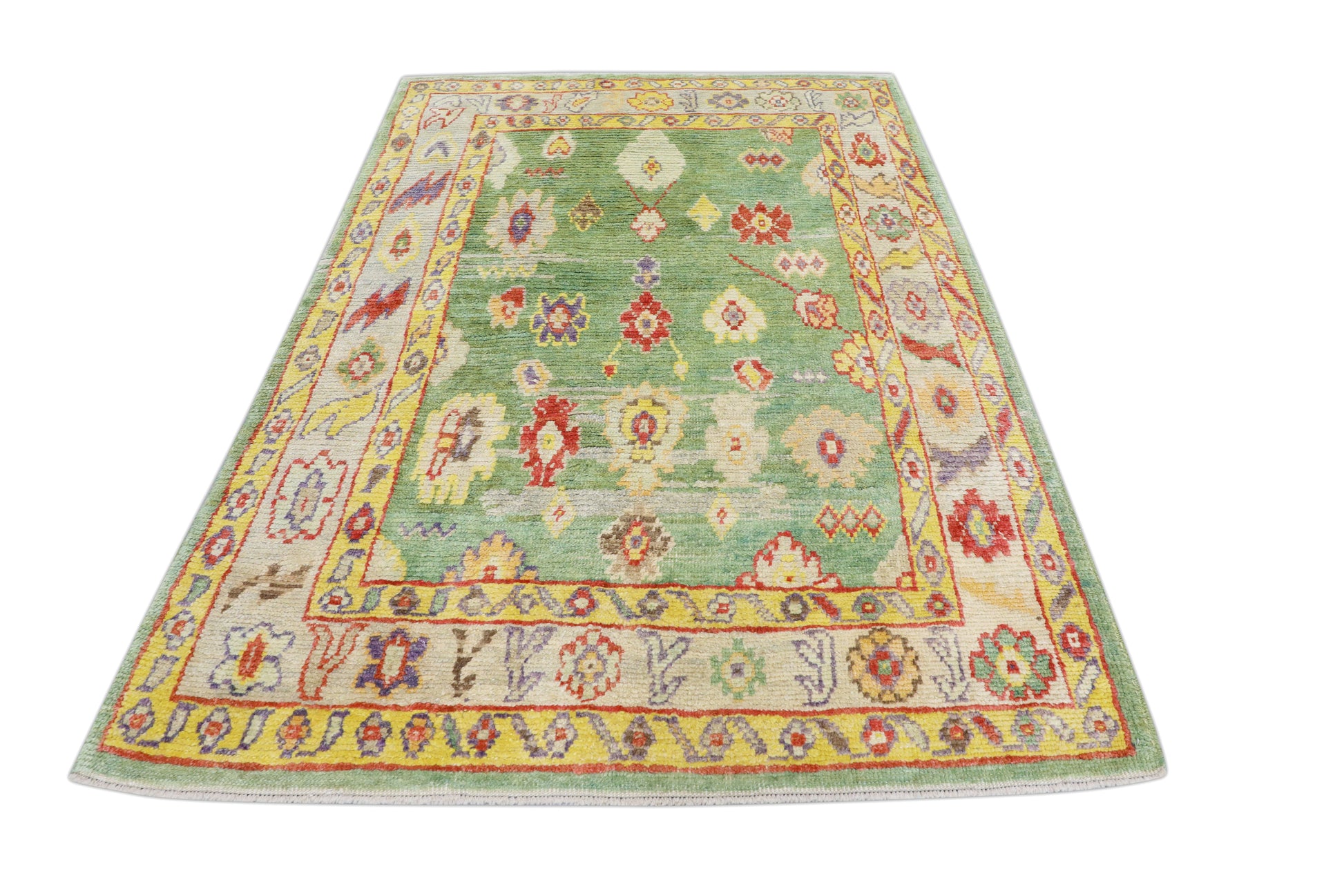 Turkish Oushak Rug 5'4" x 7'11" #4573