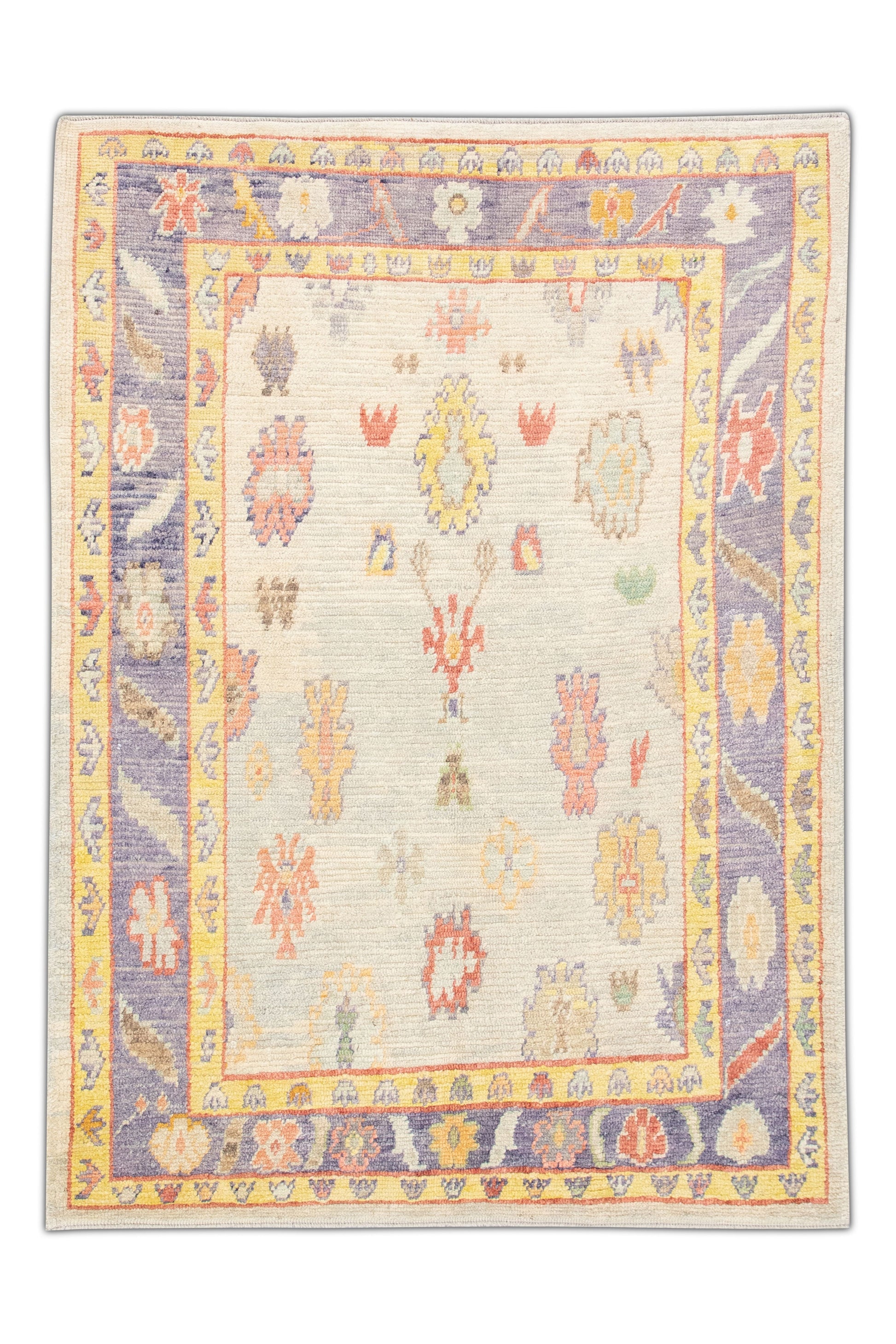Turkish Oushak Rug 5'6" x 7'8" #4571
