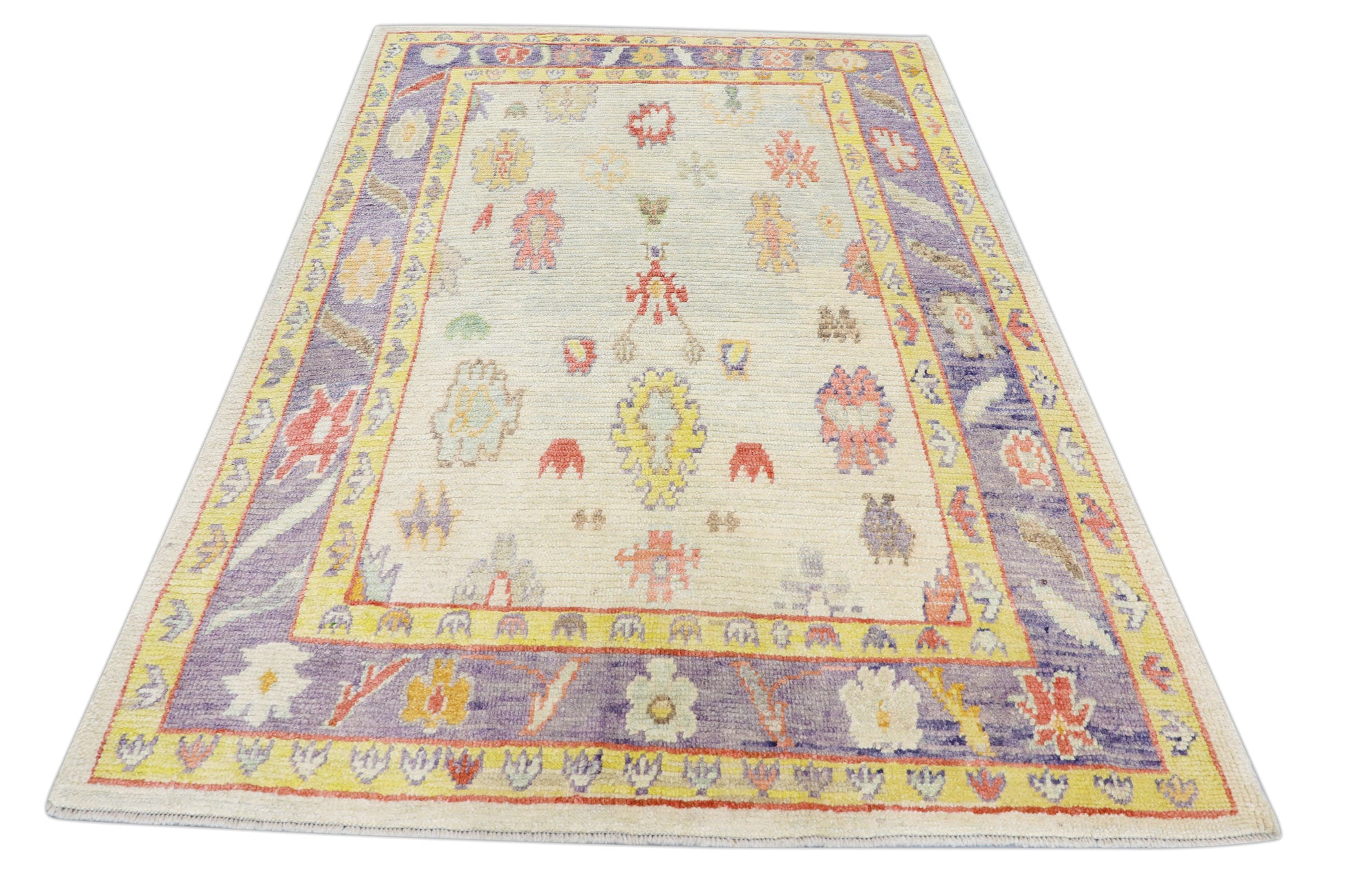 Turkish Oushak Rug 5'6" x 7'8" #4571