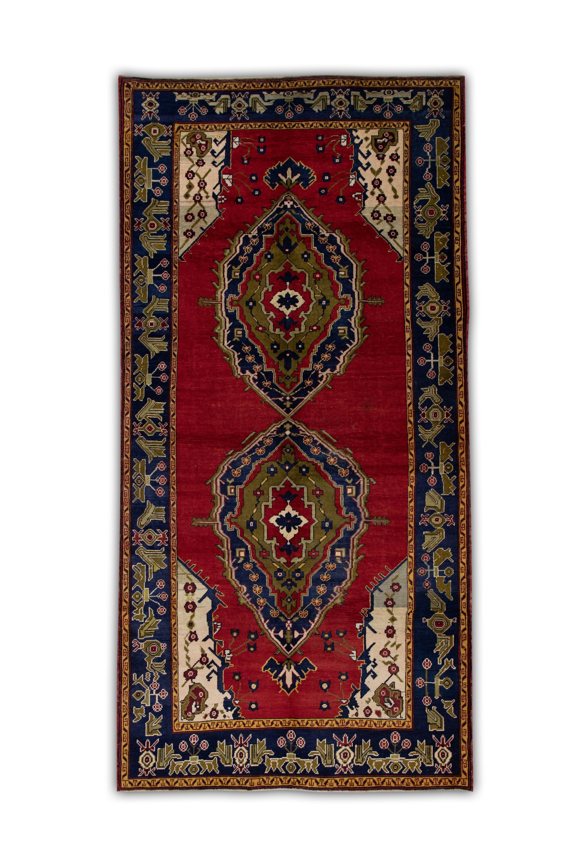 Turkish Vintage Anatolian Rug  5'8" x 11'5" #251