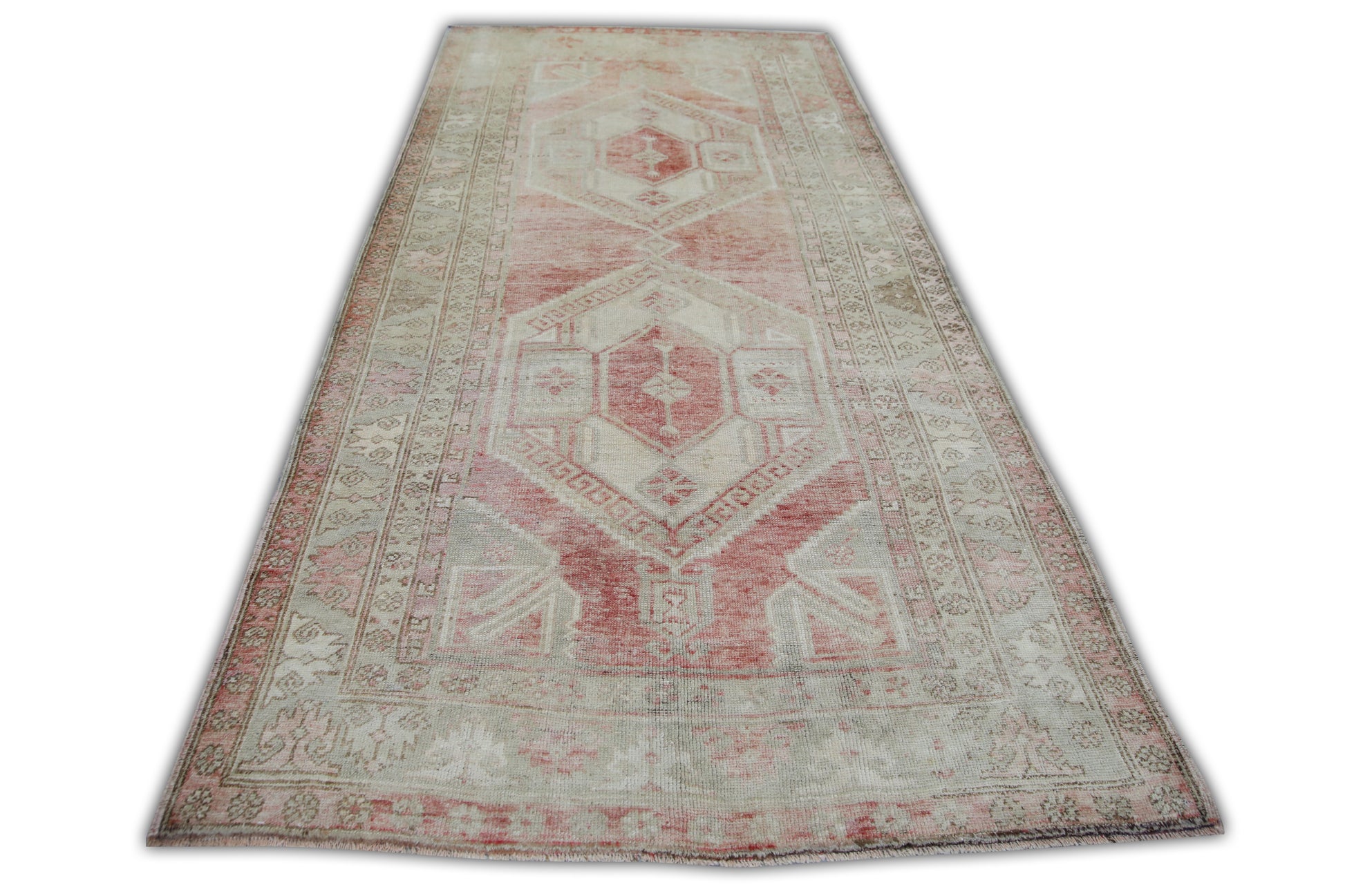 Turkish Vintage Anatolian Rug  5'5" x 10'10" #263