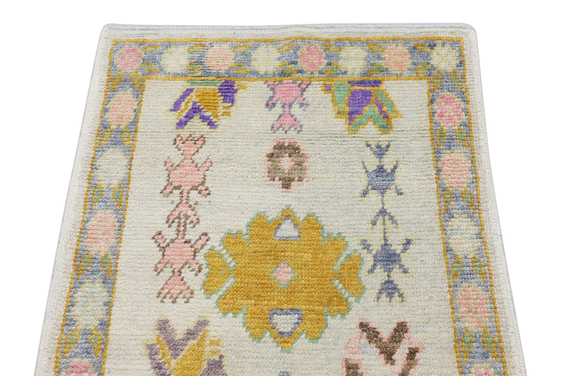 Turkish Oushak Rug 2'9" x 10'3" #4569