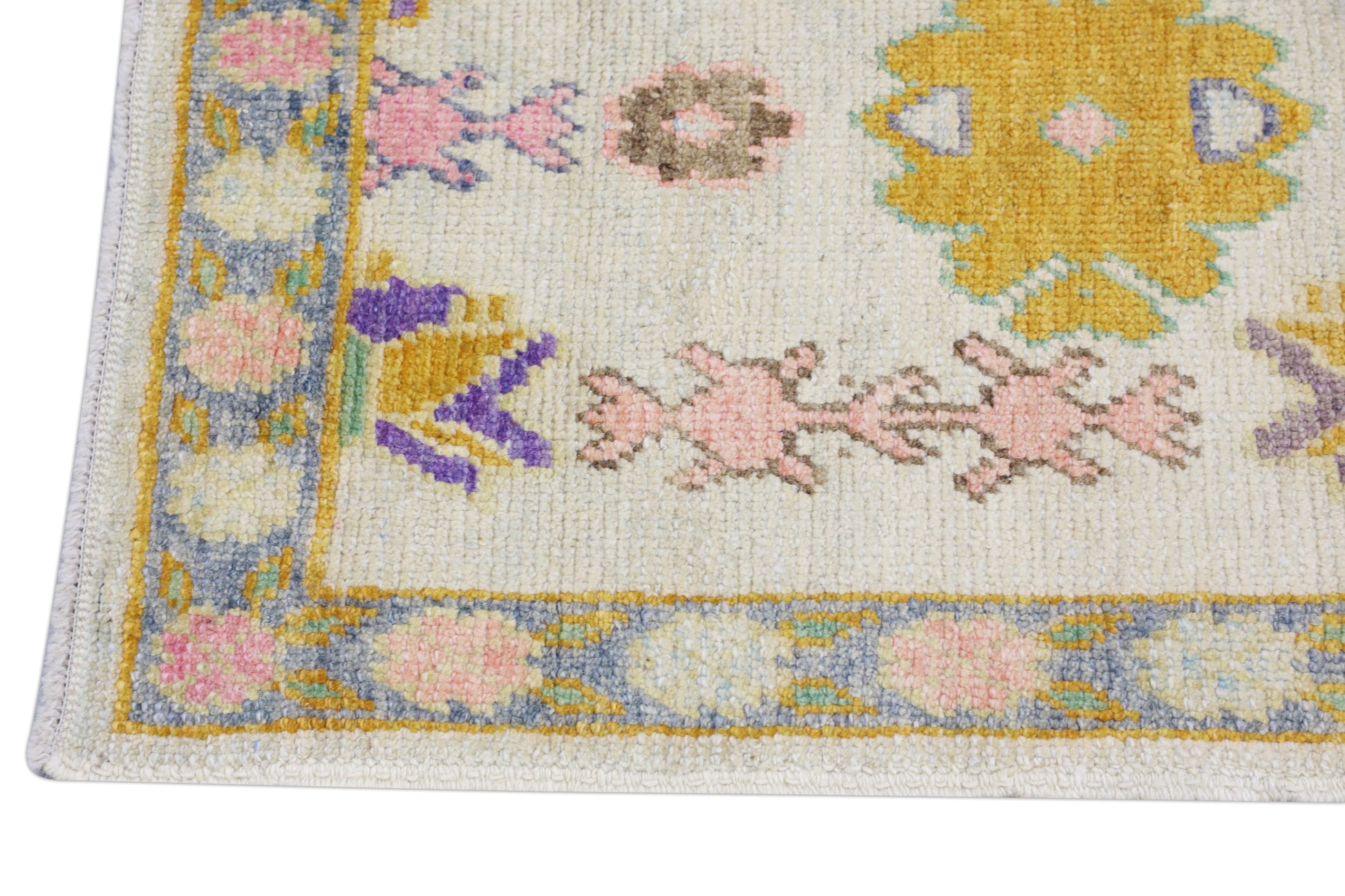 Turkish Oushak Rug 2'9" x 10'3" #4569