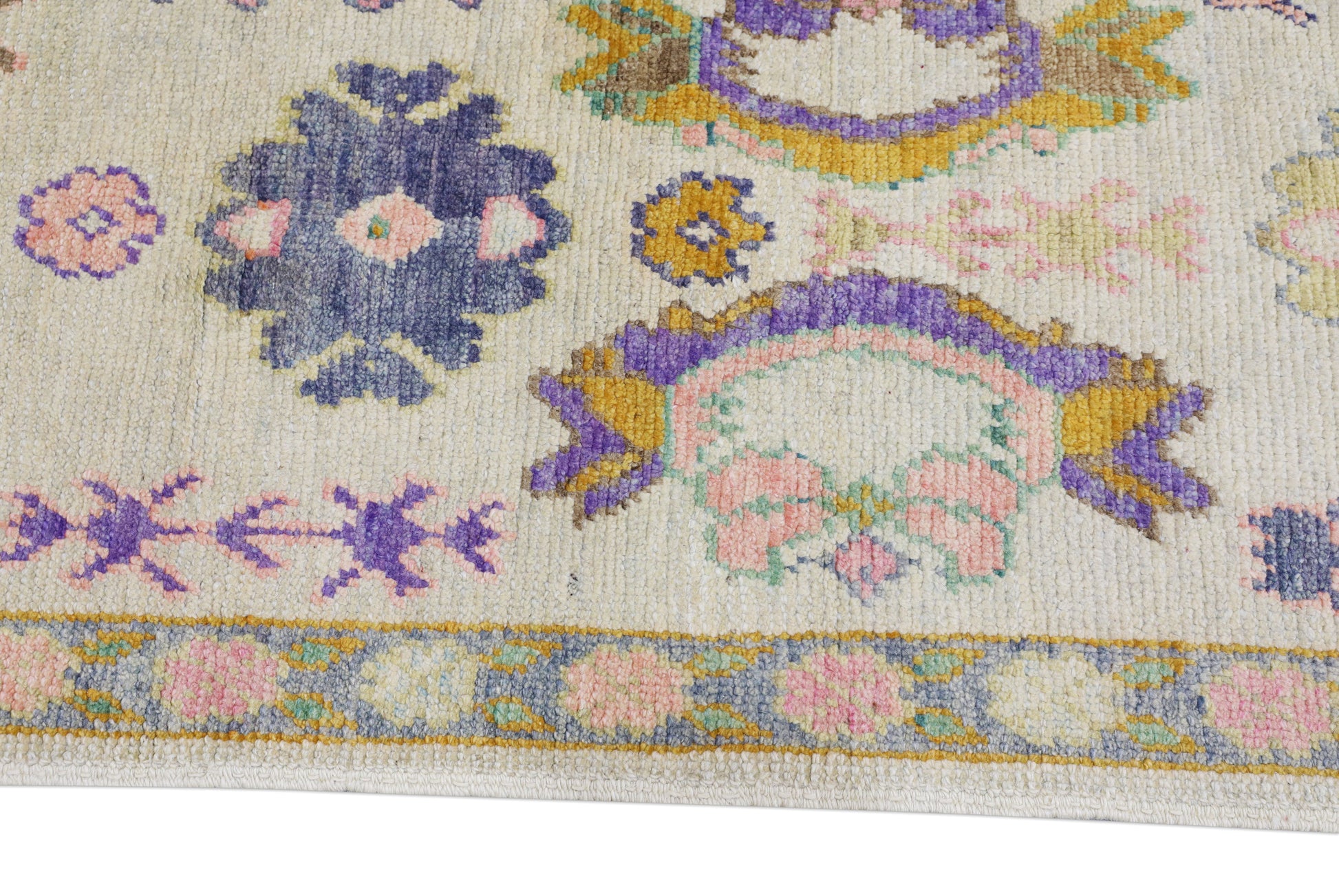 Turkish Oushak Rug 2'9" x 10'3" #4569