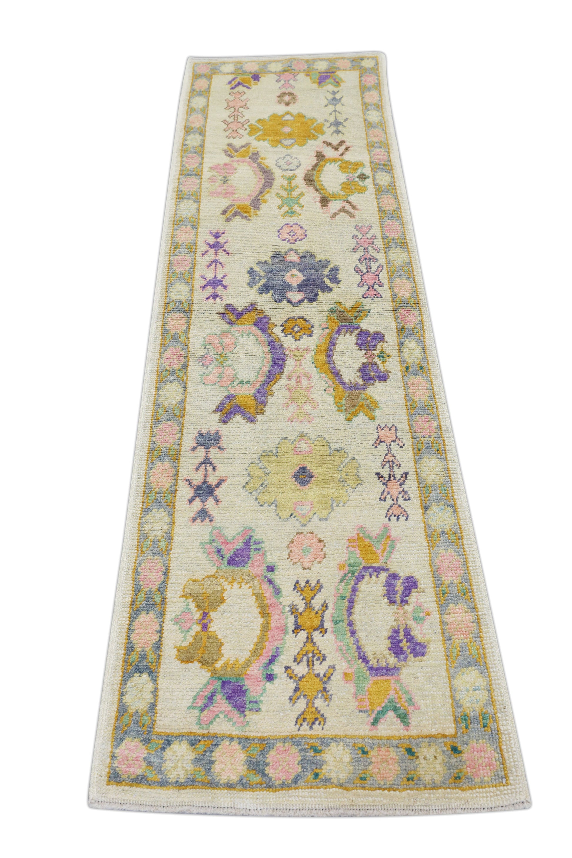 Turkish Oushak Rug 2'9" x 10'3" #4569