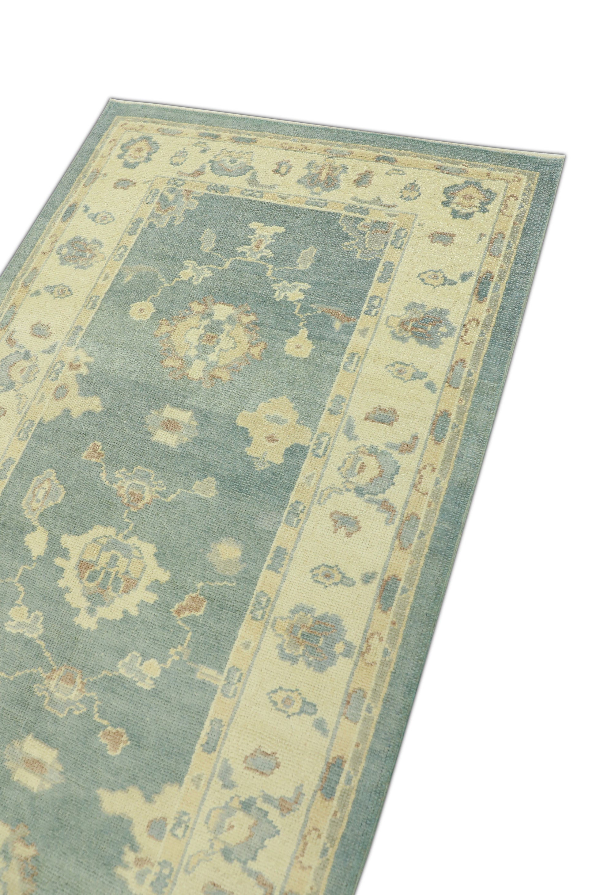 Turkish Oushak Rug 4'1" x 7'9" #1100