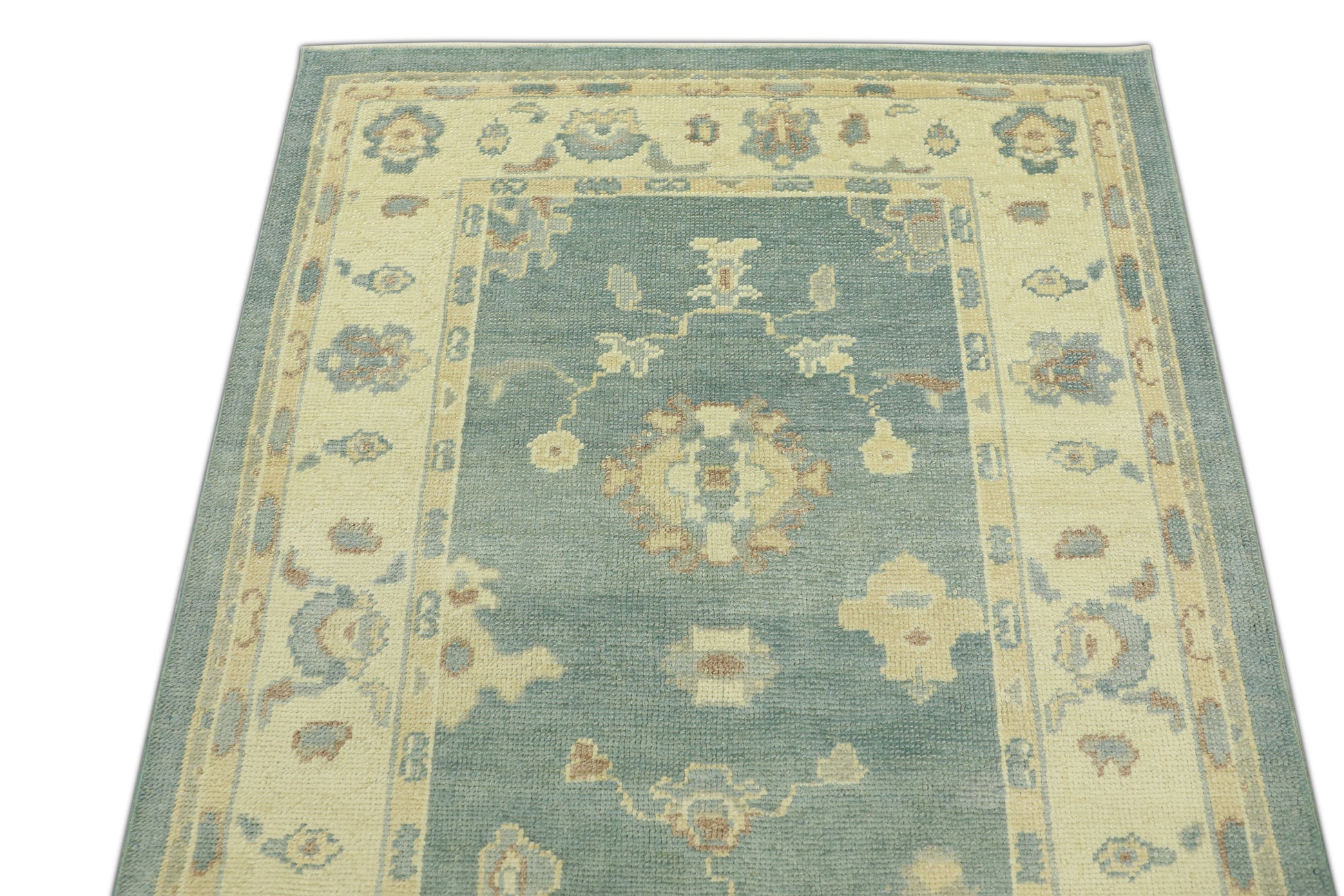 Turkish Oushak Rug 4'1" x 7'9" #1100