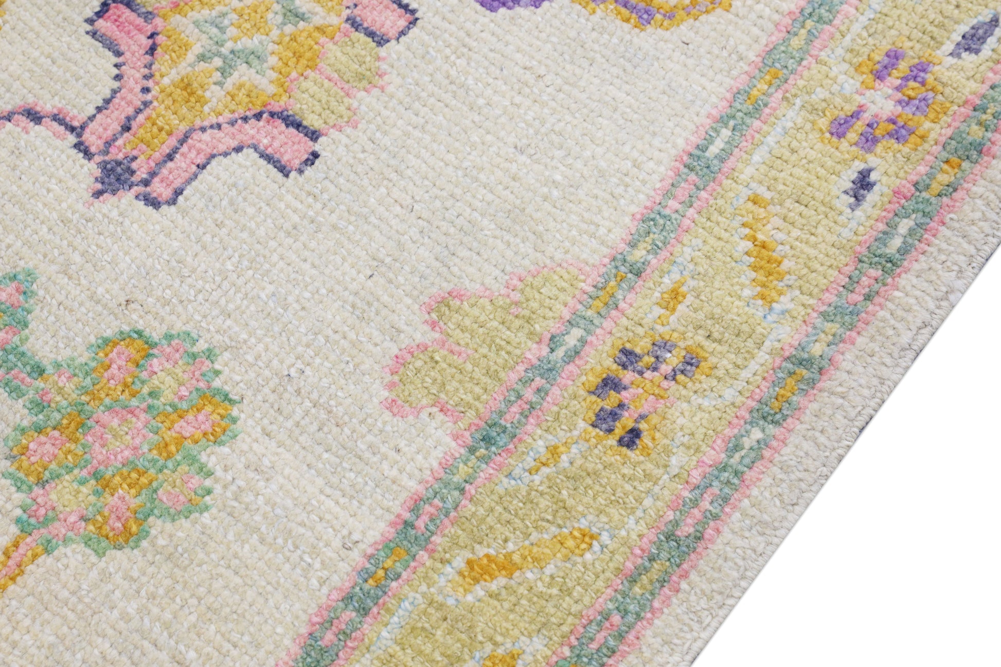Turkish Oushak Rug 3' x 12'4" #4568
