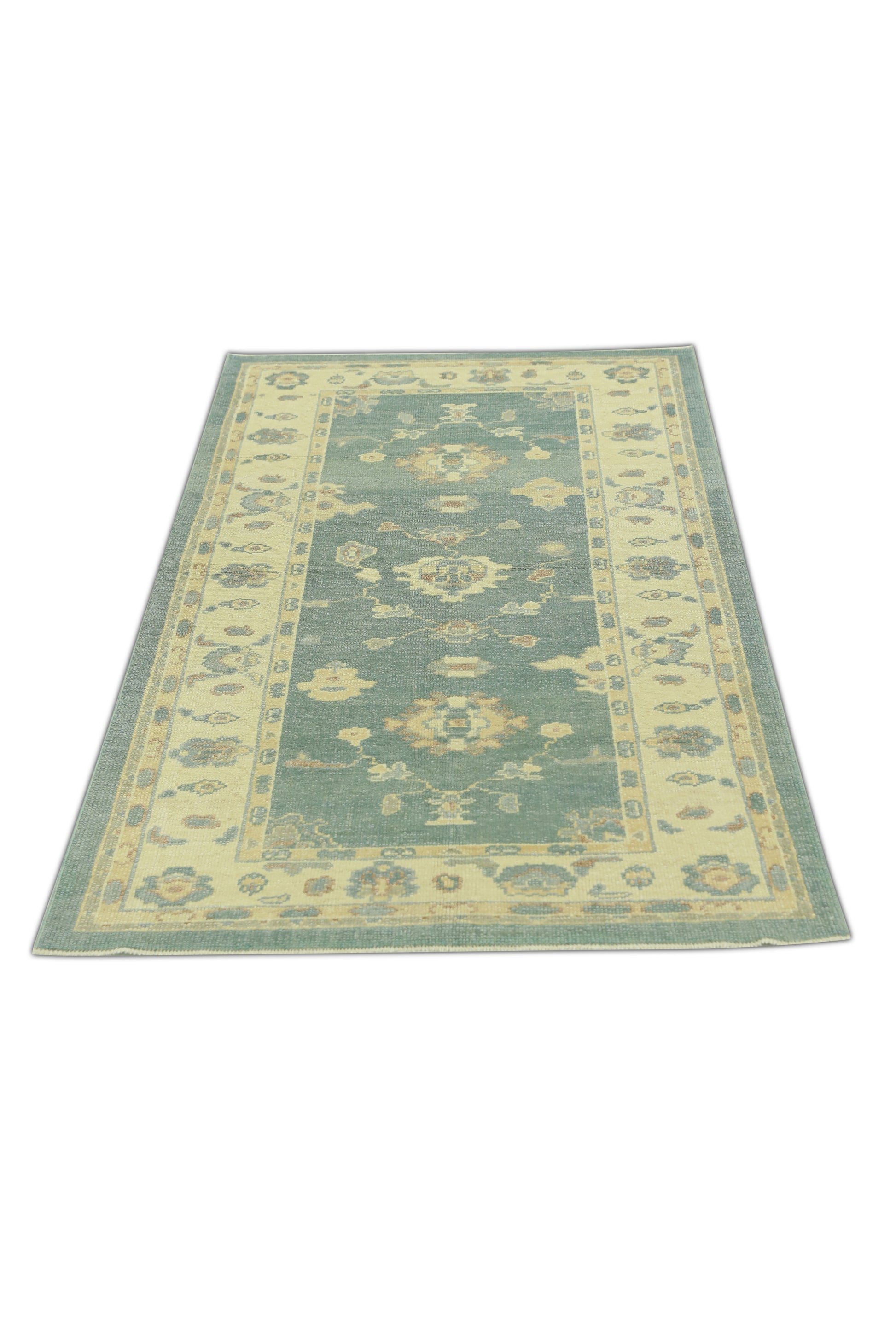 Turkish Oushak Rug 4'1" x 7'9" #1100