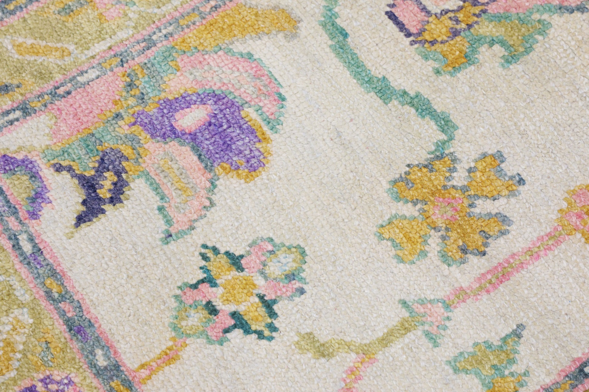 Turkish Oushak Rug 3' x 12'4" #4568