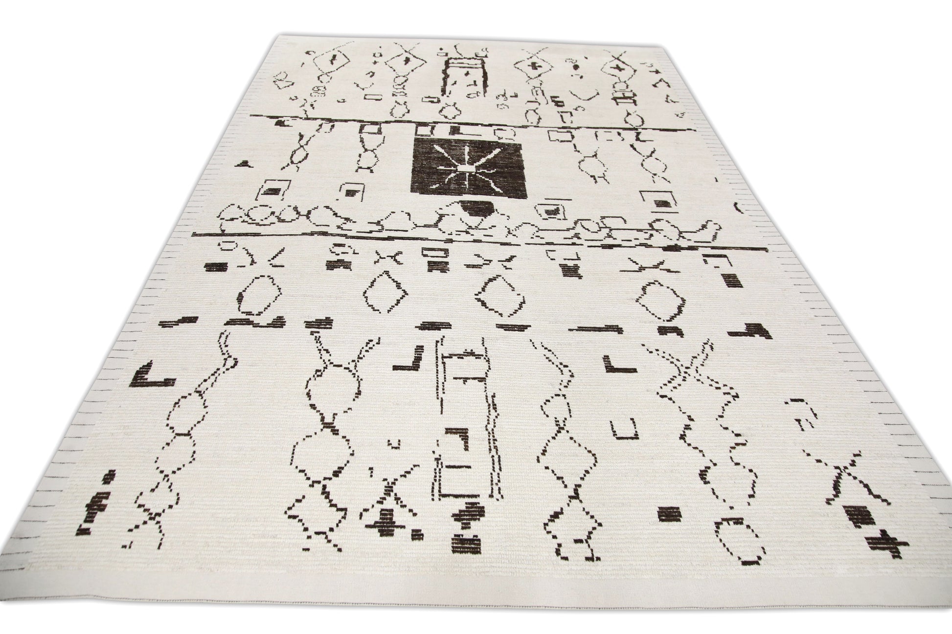 Turkish Tulu Rug Hand Knotted 8'11" x 12'9" #6212