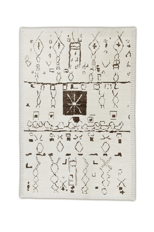 #6212 Hand Knotted Turkish Modern Tulu Rug 8'11" x 12'9"