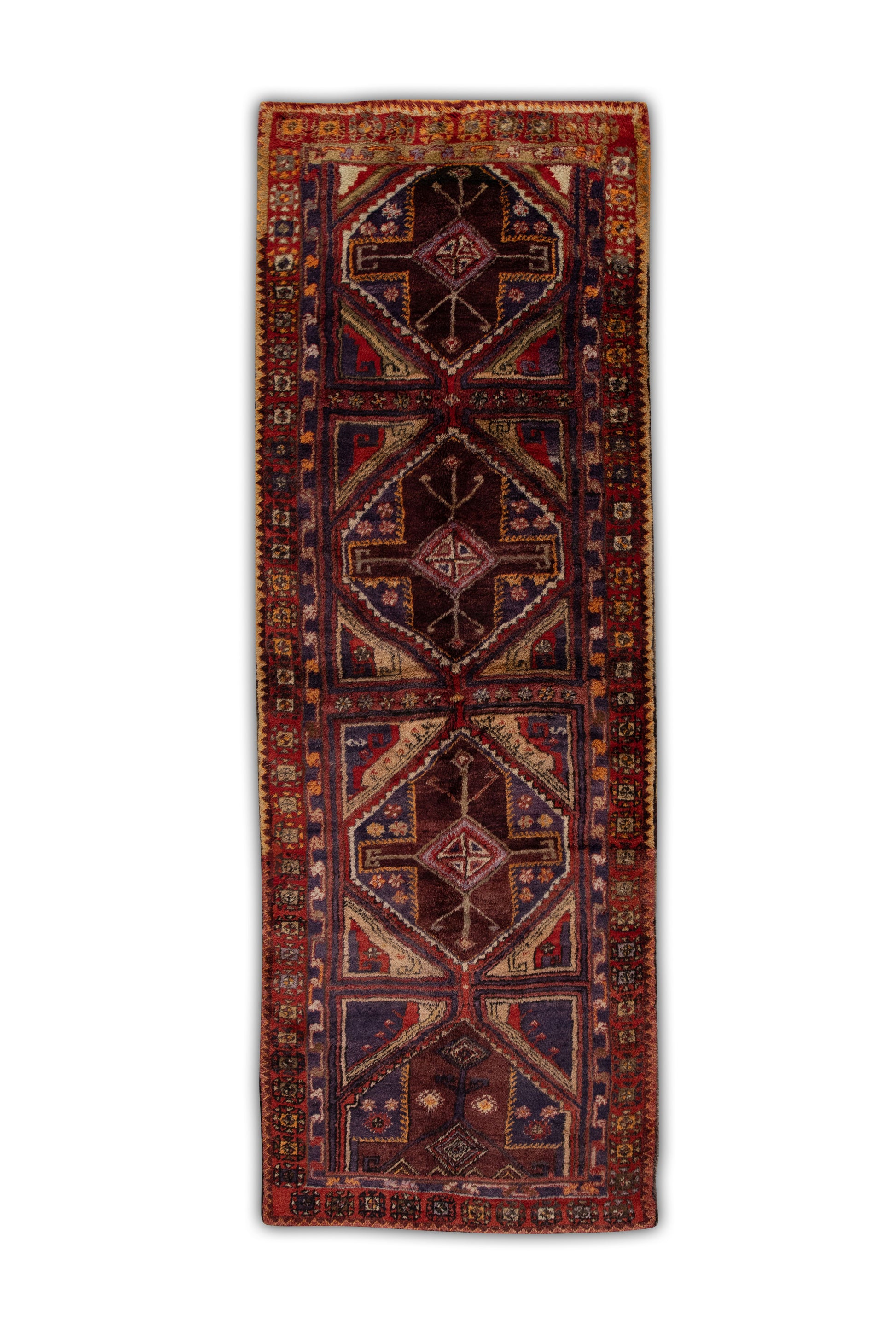 Turkish Vintage Anatolian Rug  4'7" x 13'2" #125