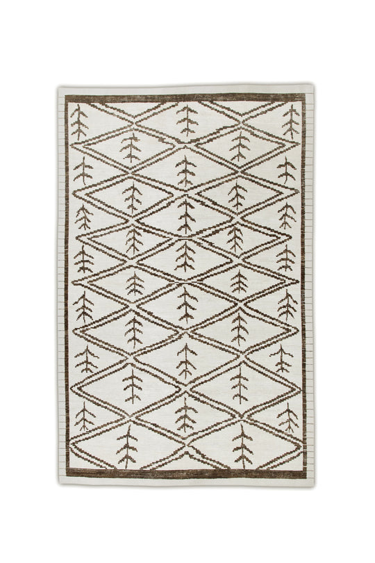 #6415 Hand Knotted Turkish Modern Tulu Rug 8'9" x 12'9"