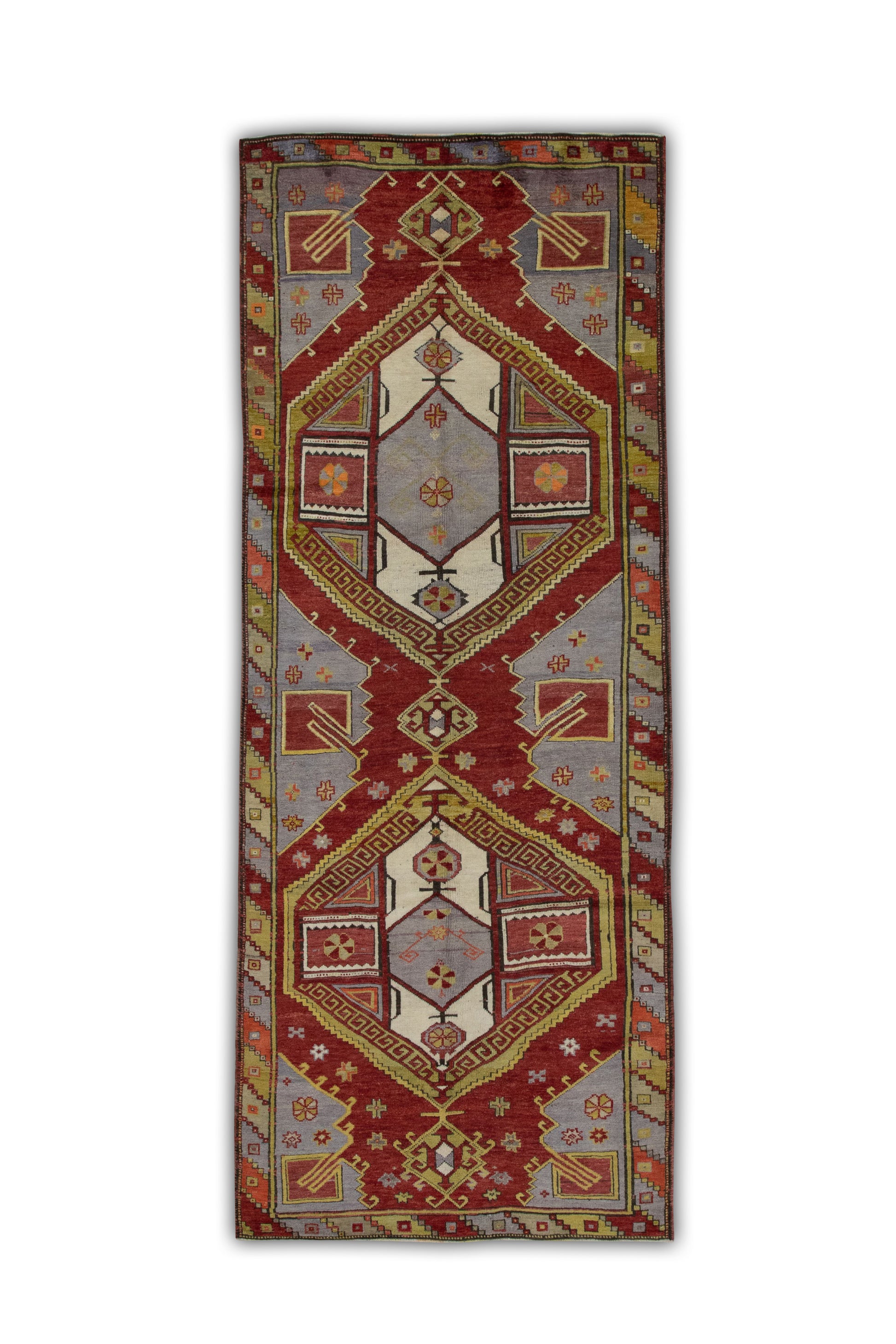 Turkish Vintage Anatolian Rug  4'3" x 10'10" #118