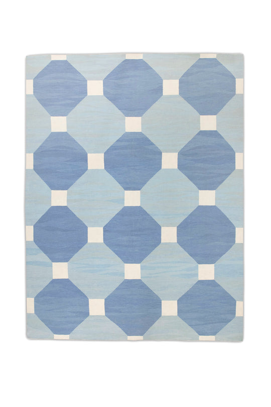 #6786 Oriental Flat Weave Turkish Kilim 9'4" x 12'2"