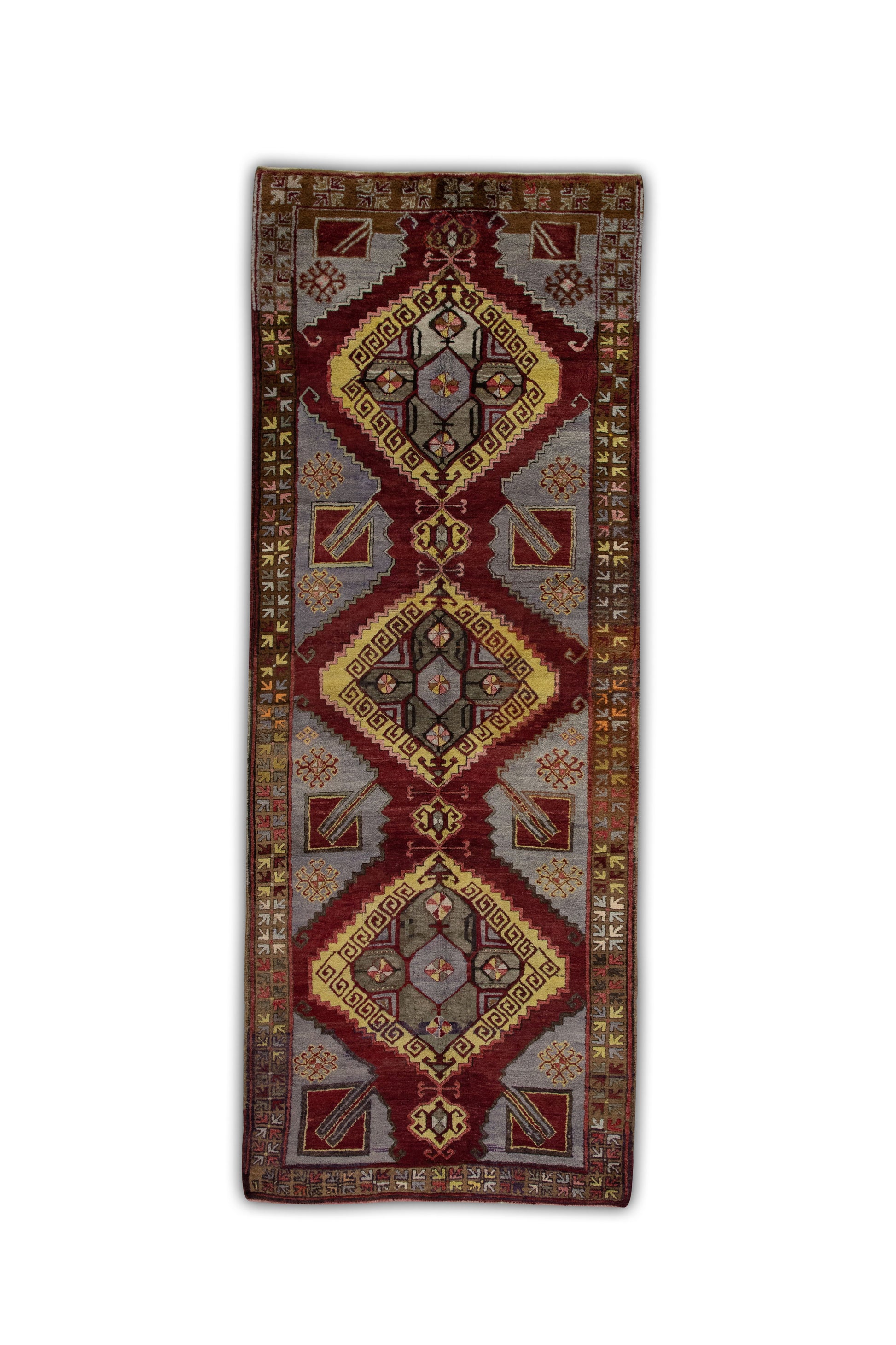 Turkish Vintage Anatolian Rug  4'6" x 12'4" #117