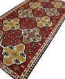 Oriental Flatweave Turkish Antique Kilim  4'7" x 9'4" #306