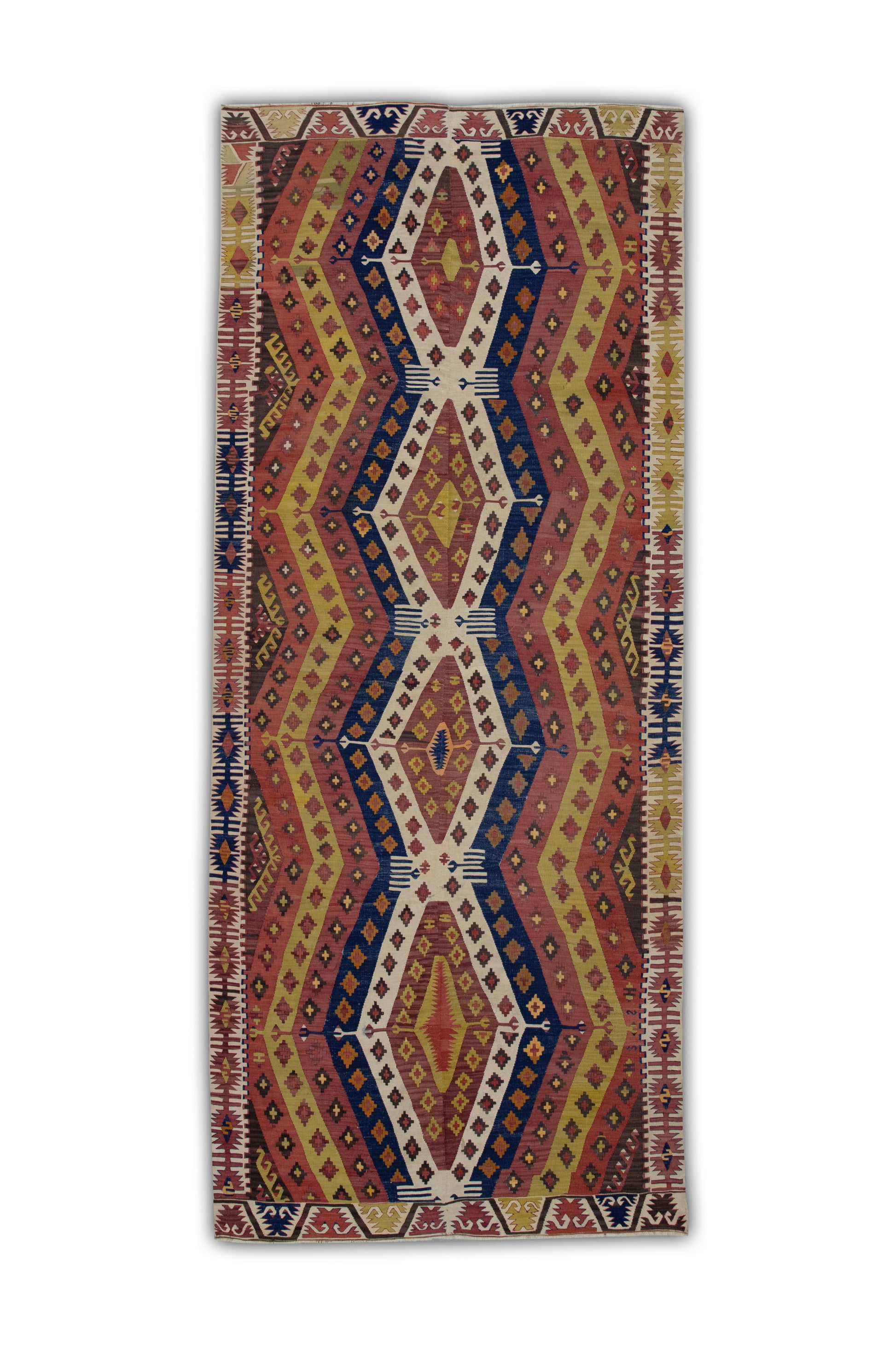 Turkish Vintage Anatolian Rug  5' x 12' #307