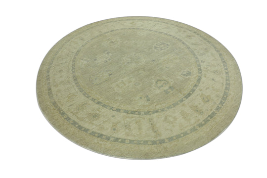 #865 Turkish Oushak 6'9" x 7'