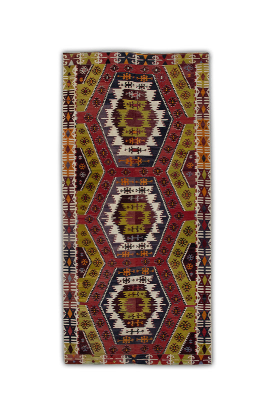 #311 Turkish Vintage Anatolian Rug  5'7" x 11'8"