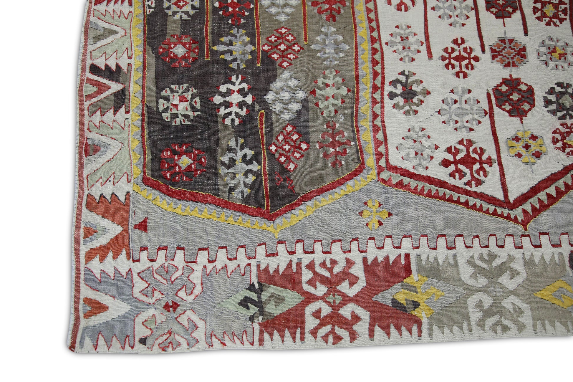 Oriental Flatweave Turkish Antique Kilim  5'5" x 13'5" #308