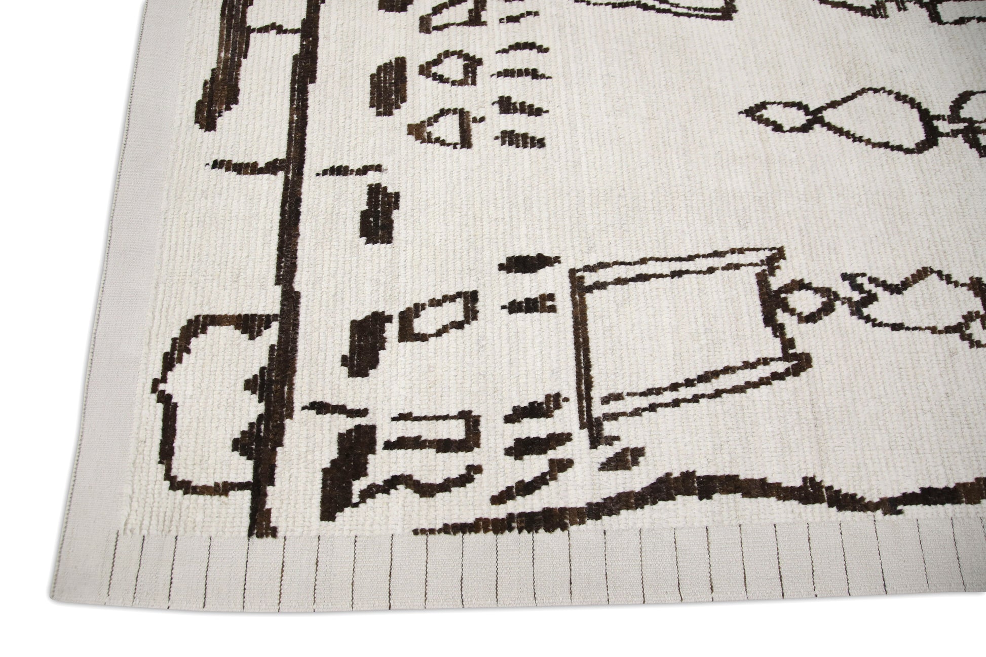Turkish Tulu Rug Hand Knotted 9'1" x 12'1" #6206
