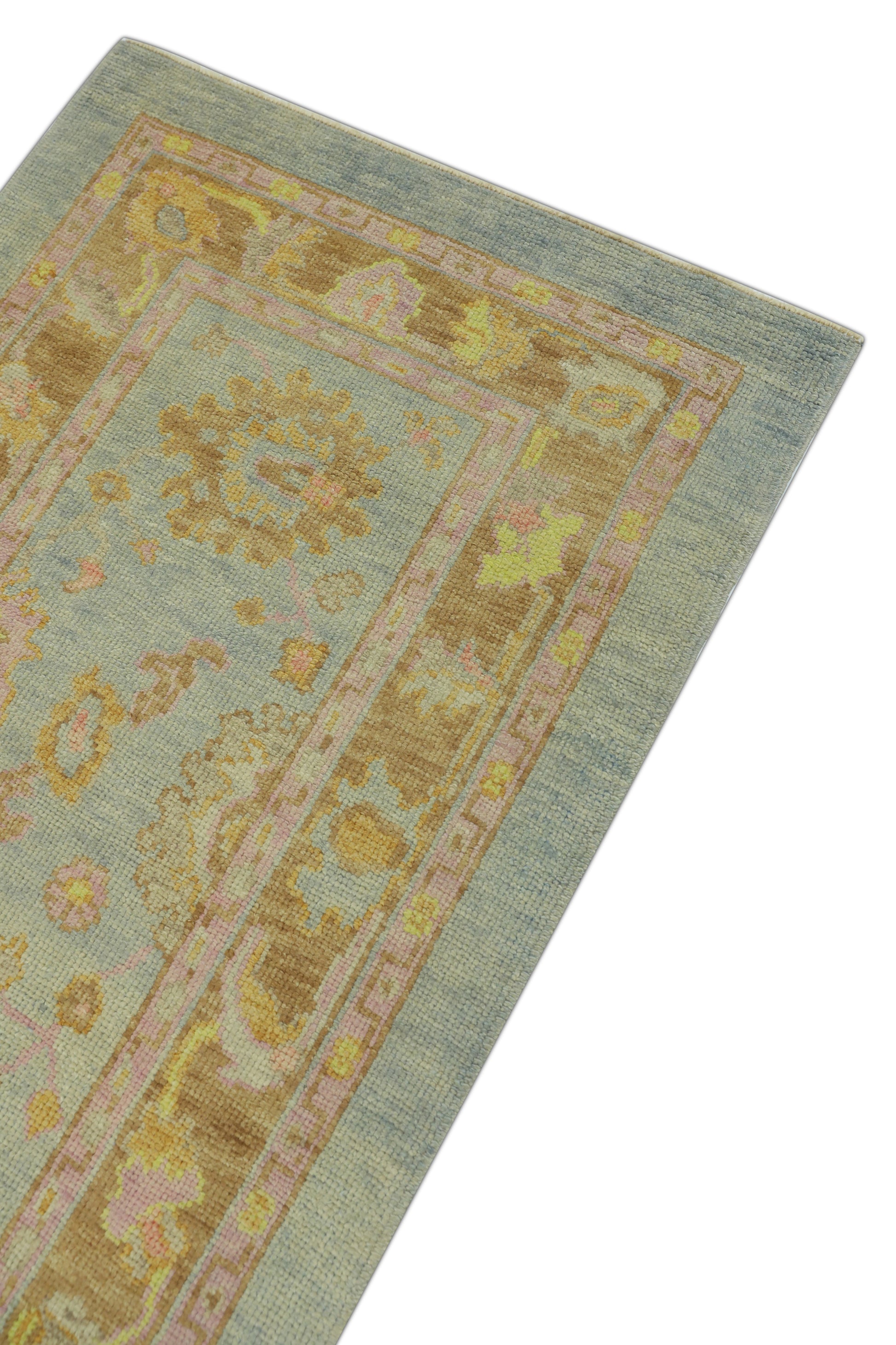 Turkish Oushak Rug 3'2" x 4'11" #85
