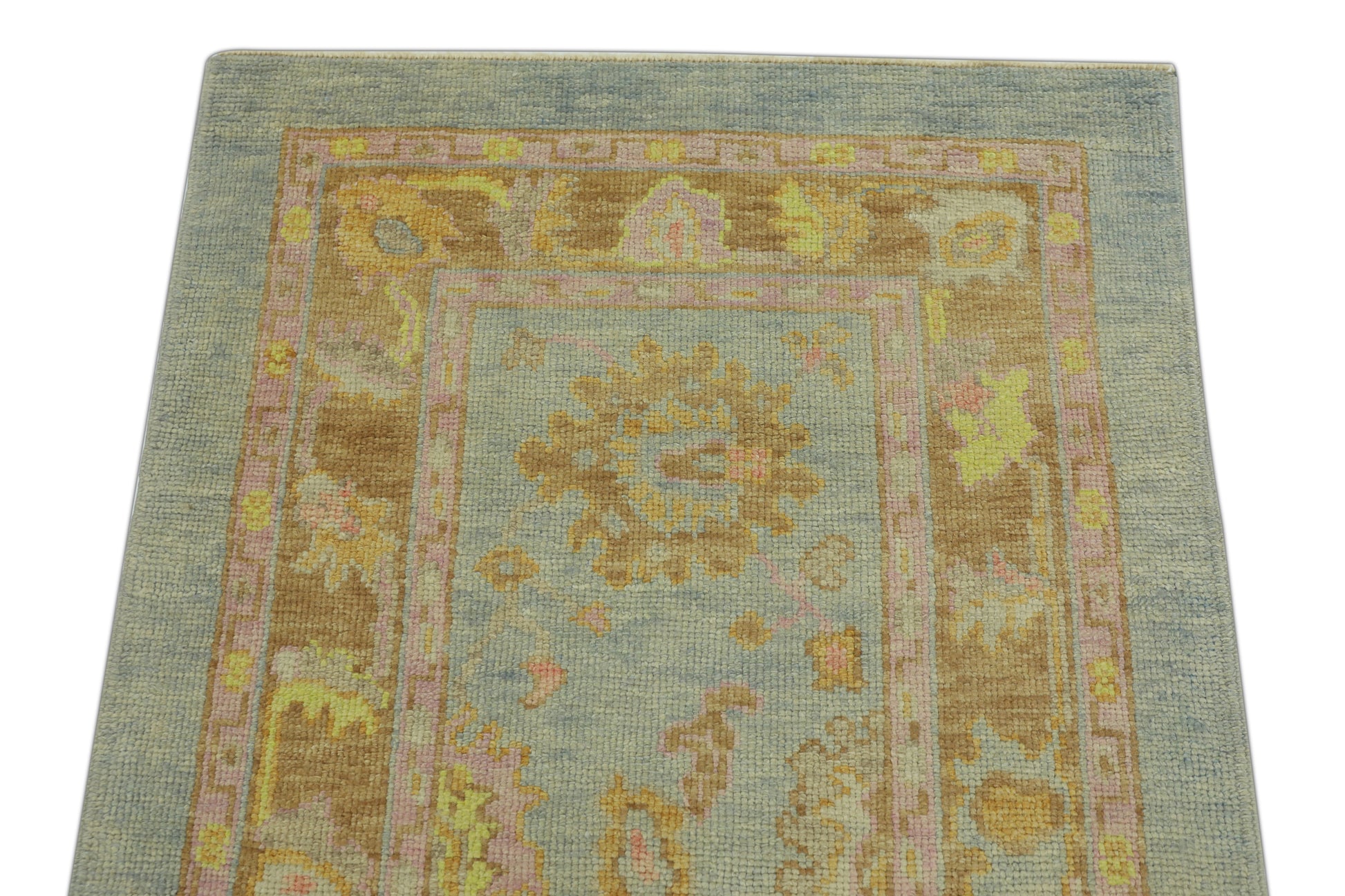 Turkish Oushak Rug 3'2" x 4'11" #85