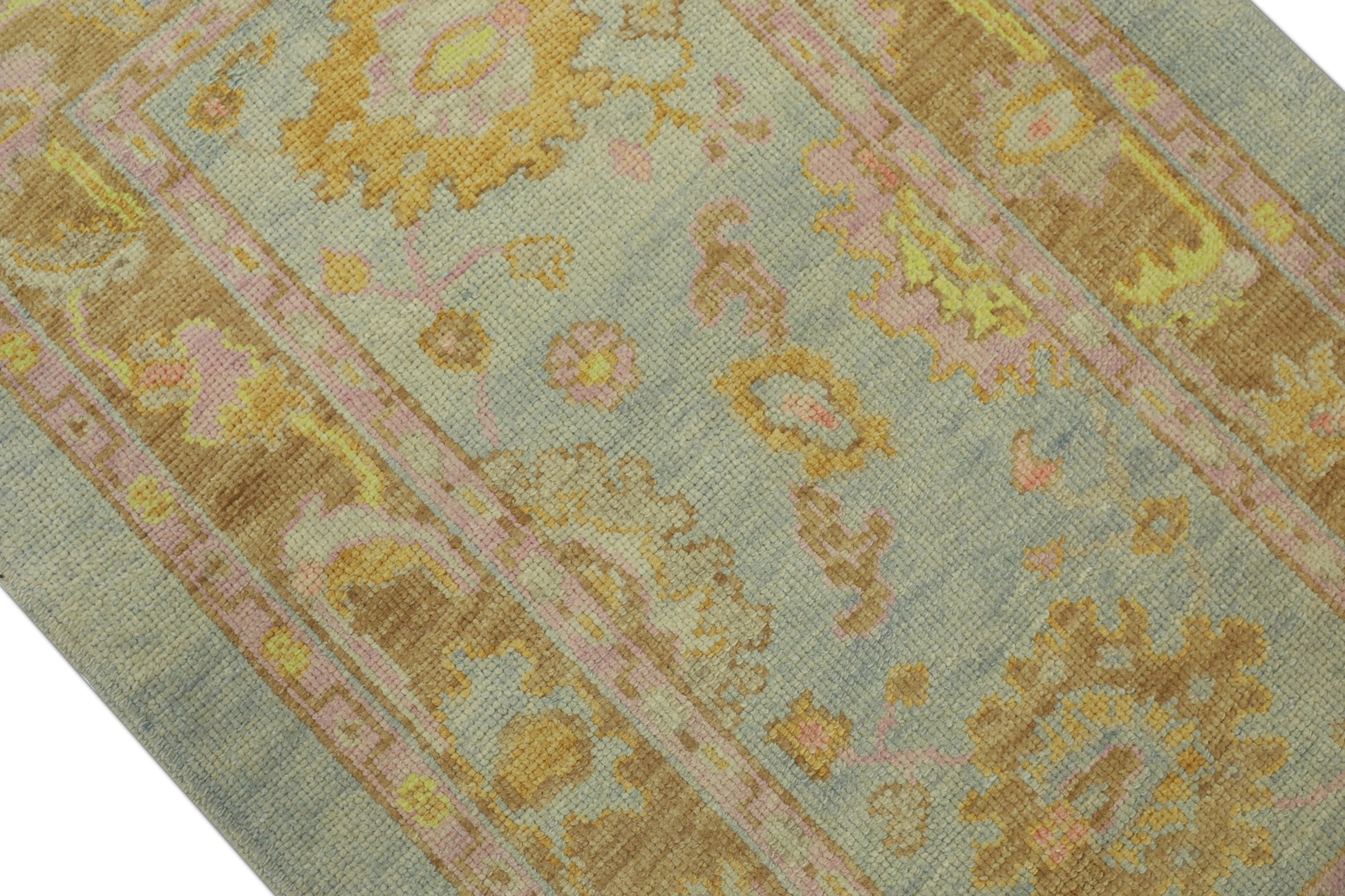Turkish Oushak Rug 3'2" x 4'11" #85