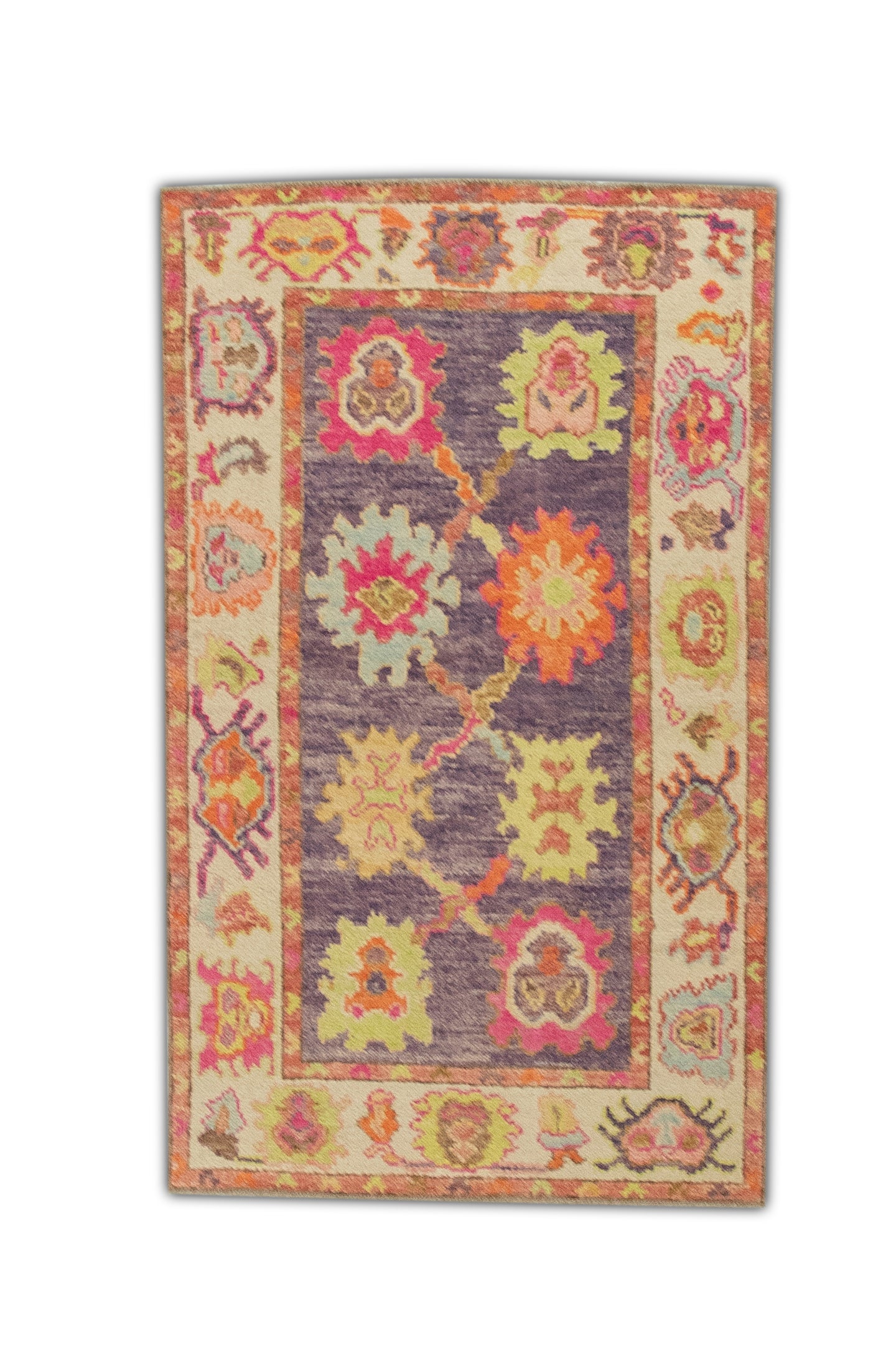 Turkish Oushak Rug 2'9" x 4'9" #88